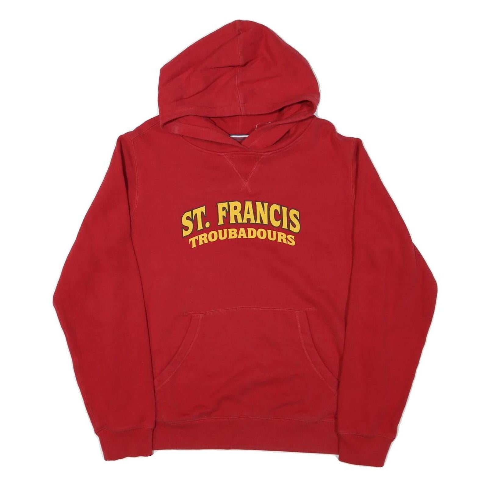 Buy TOMMY HILFIGER Mens Red St Francis Troubadours Pullover Hoodie M Casual Cotton Refurbished - $29.89 TOMMY HILFIGER Mens Red St Francis Troubadours Pullover Hoodie M Casual Cotton Refurbished - N/A refurbished available on Cerqular