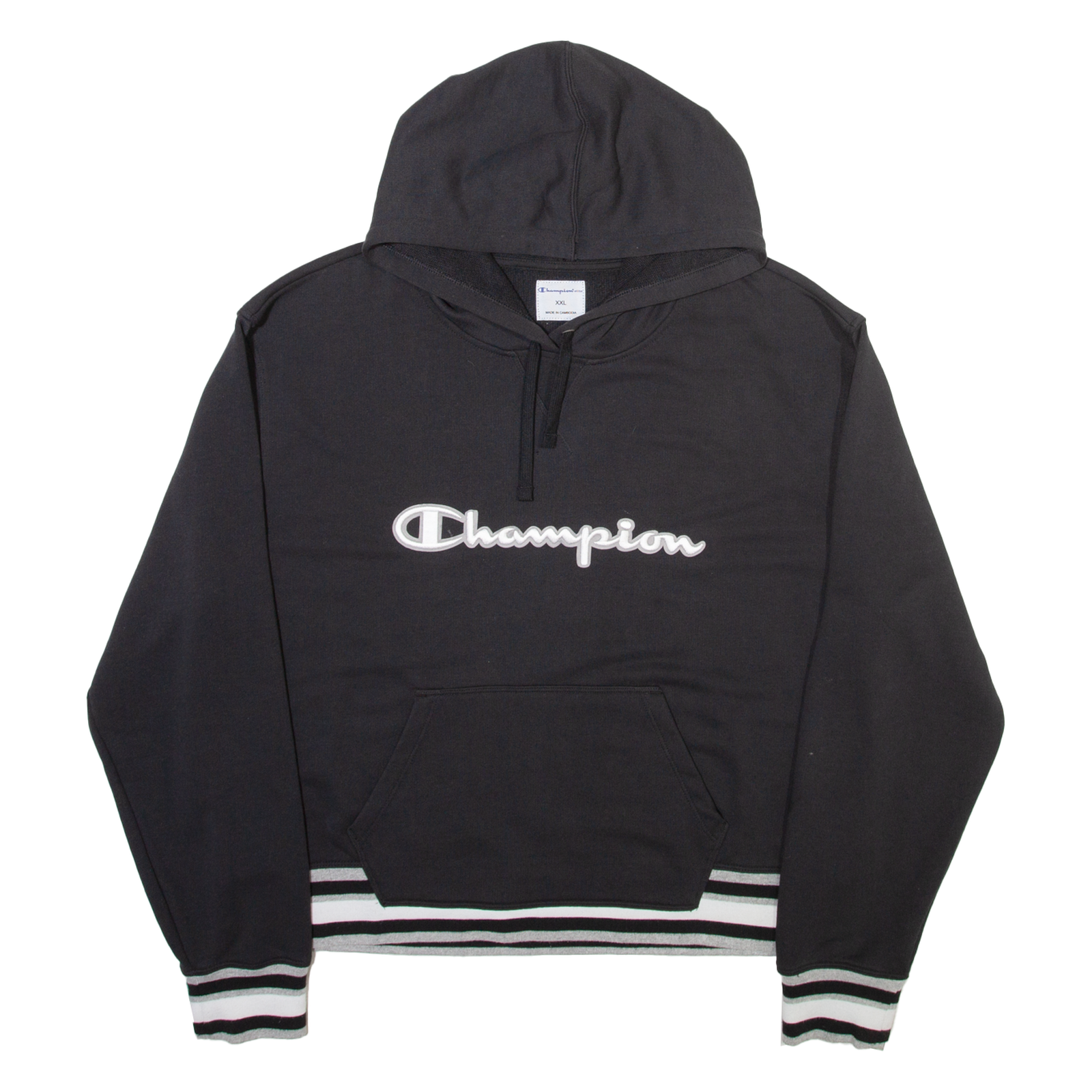 CHAMPION Womens Black Hoodie 2XL Refurbished - N/A refurbished available on Cerqular
