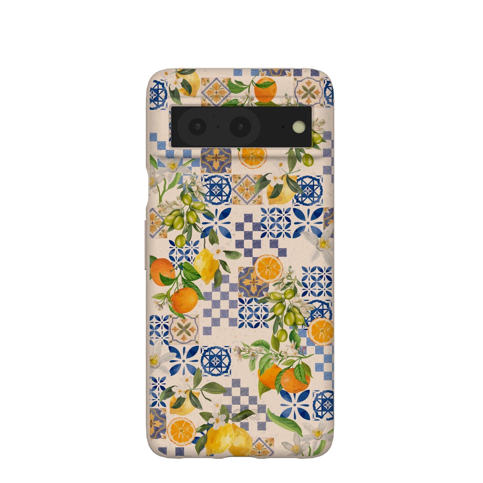 Seashell Amalfi Fruits Google Pixel 8 Case Refurbished - Pela Case refurbished available on Cerqular