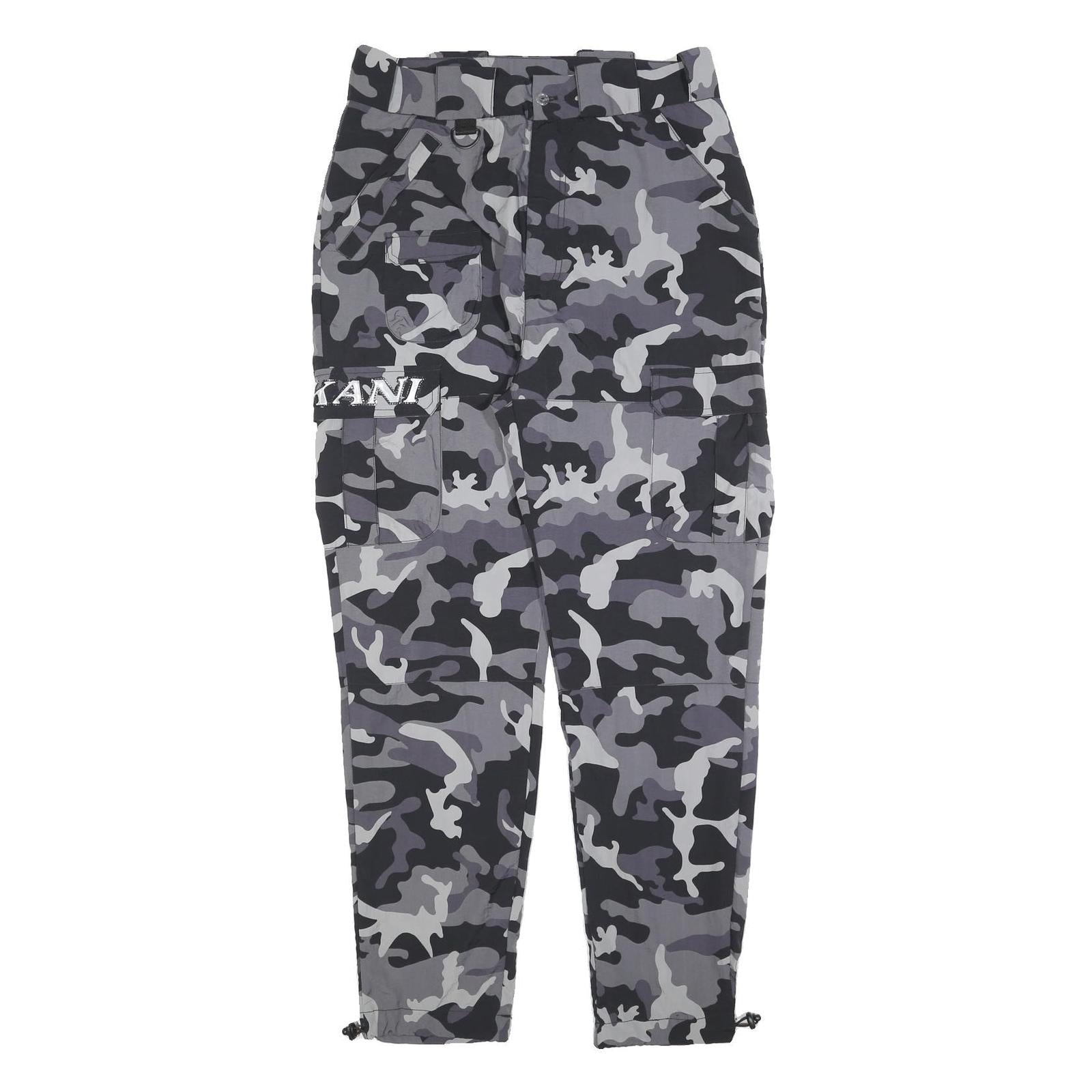 Buy KARL KANI Mens Polyester Blend Slim Grey Camouflage Trousers W32 L30 Cargo Zip Refurbished - $66.29 KARL KANI Mens Polyester Blend Slim Grey Camouflage Trousers W32 L30 Cargo Zip Refurbished - N/A refurbished available on Cerqular