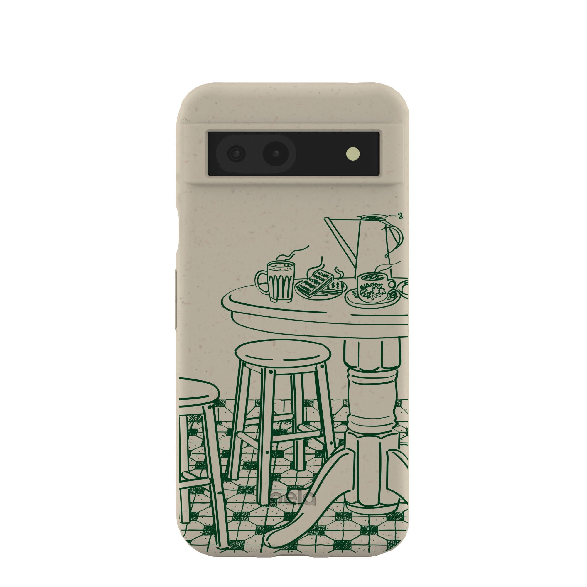 London Fog Brunch Google Pixel 8a Case Refurbished - Pela Case refurbished available on Cerqular