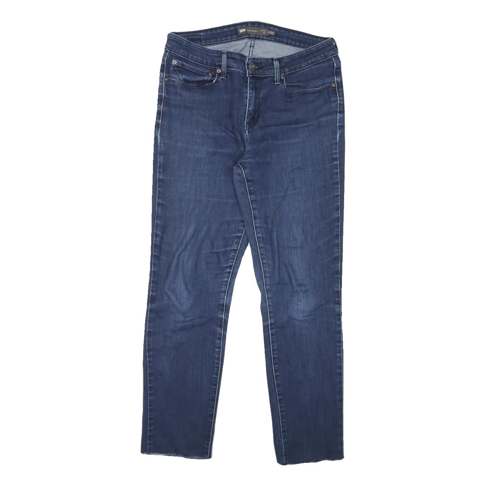 LEVI'S Womens Slim Blue Denim Medium Zip W29 L26 Stretch Skinny Jeans Refurbished - N/A refurbished available on Cerqular