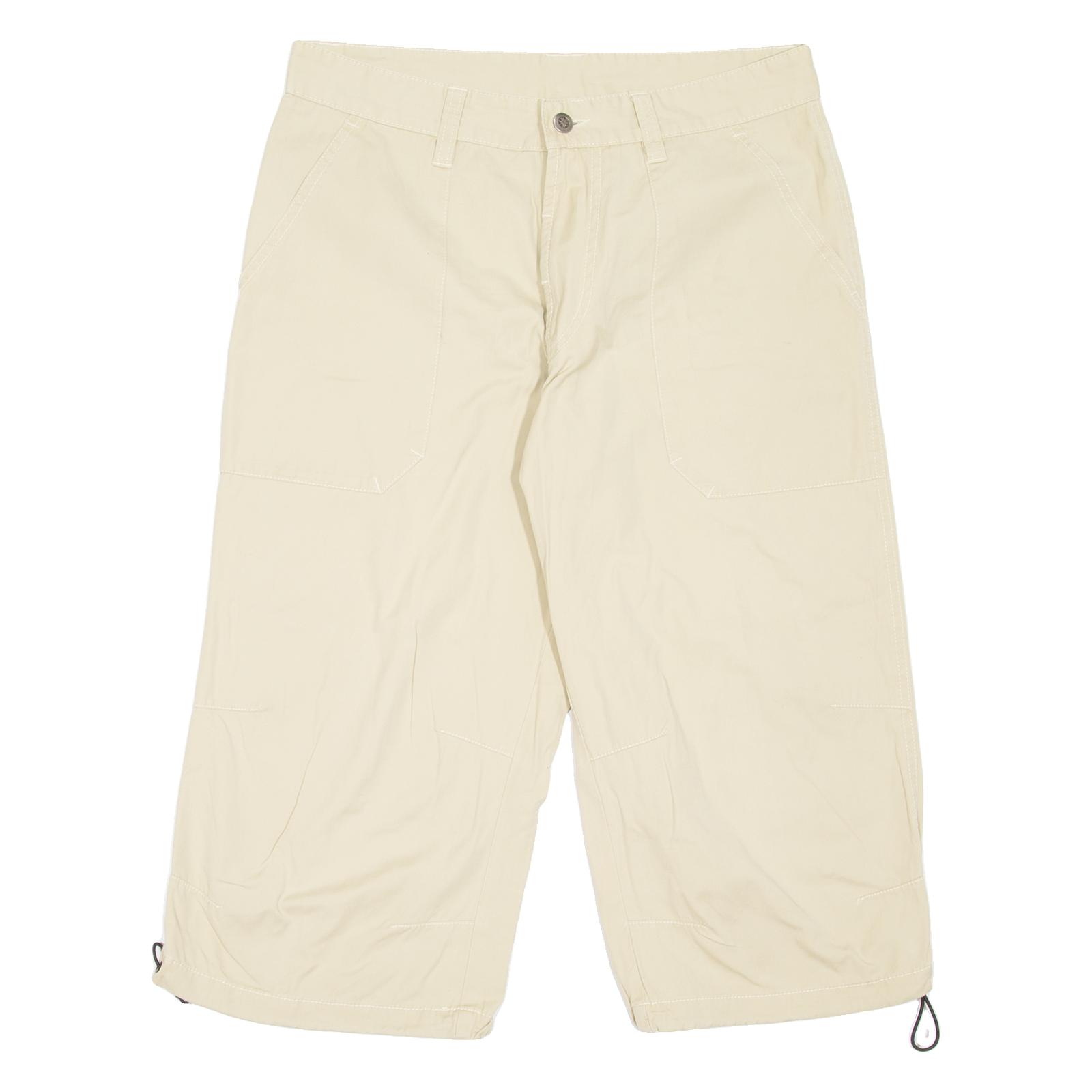 WARREN & PARKER Mens Workwear Shorts Beige M W32 Refurbished - N/A refurbished available on Cerqular