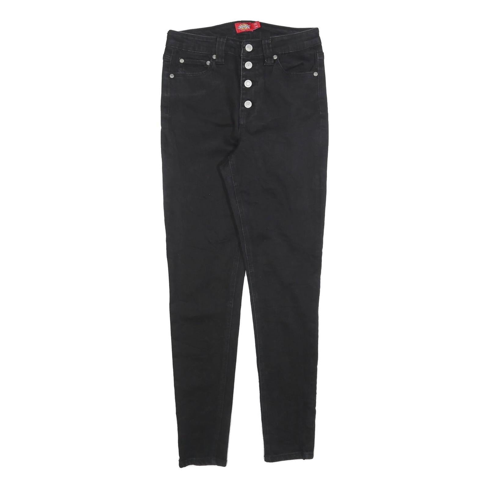 Buy DICKIES Womens Slim Black Jeans Cotton Blend Button W26 L26 Stylish Refurbished - $37.69 DICKIES Womens Slim Black Jeans Cotton Blend Button W26 L26 Stylish Refurbished - N/A refurbished available on Cerqular