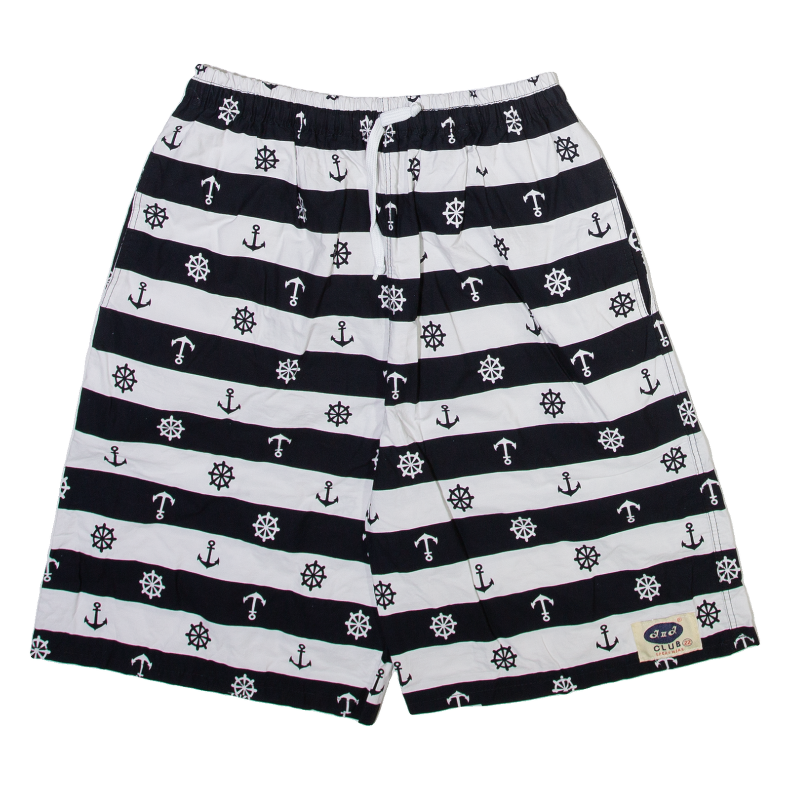 DND CLUB Mens Casual Shorts Black Striped S W26 Refurbished - N/A refurbished available on Cerqular