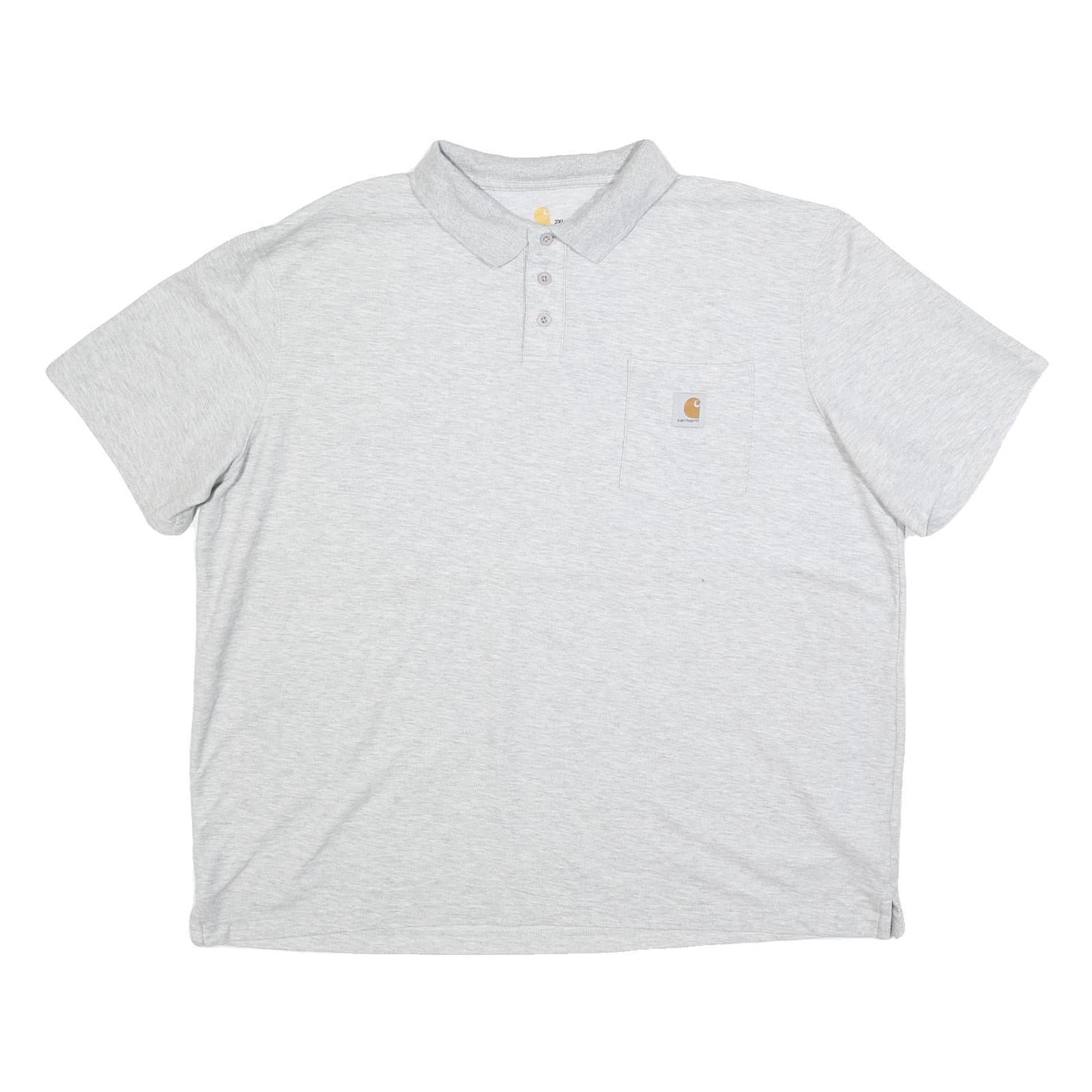 Buy CARHARTT Mens Grey Short Sleeve Plain 2XL Cotton Blend Polo Shirt Casual Refurbished - $33.79 CARHARTT Mens Grey Short Sleeve Plain 2XL Cotton Blend Polo Shirt Casual Refurbished - N/A refurbished available on Cerqular