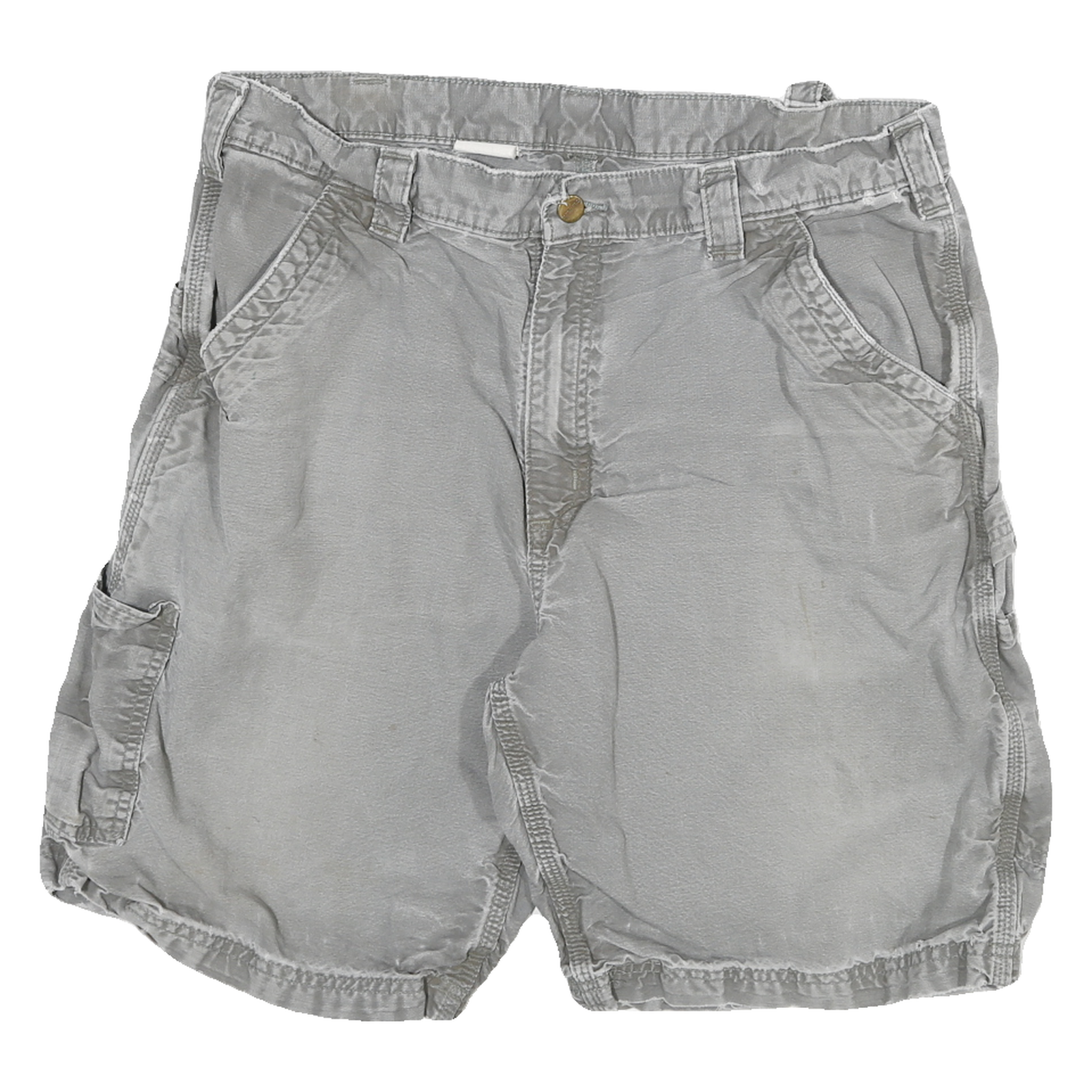 Buy CARHARTT Mens Shorts Grey Casual Cotton Blend XL W32 Workwear Cargo Pockets Refurbished - $32.49 CARHARTT Mens Shorts Grey Casual Cotton Blend XL W32 Workwear Cargo Pockets Refurbished - N/A refurbished available on Cerqular