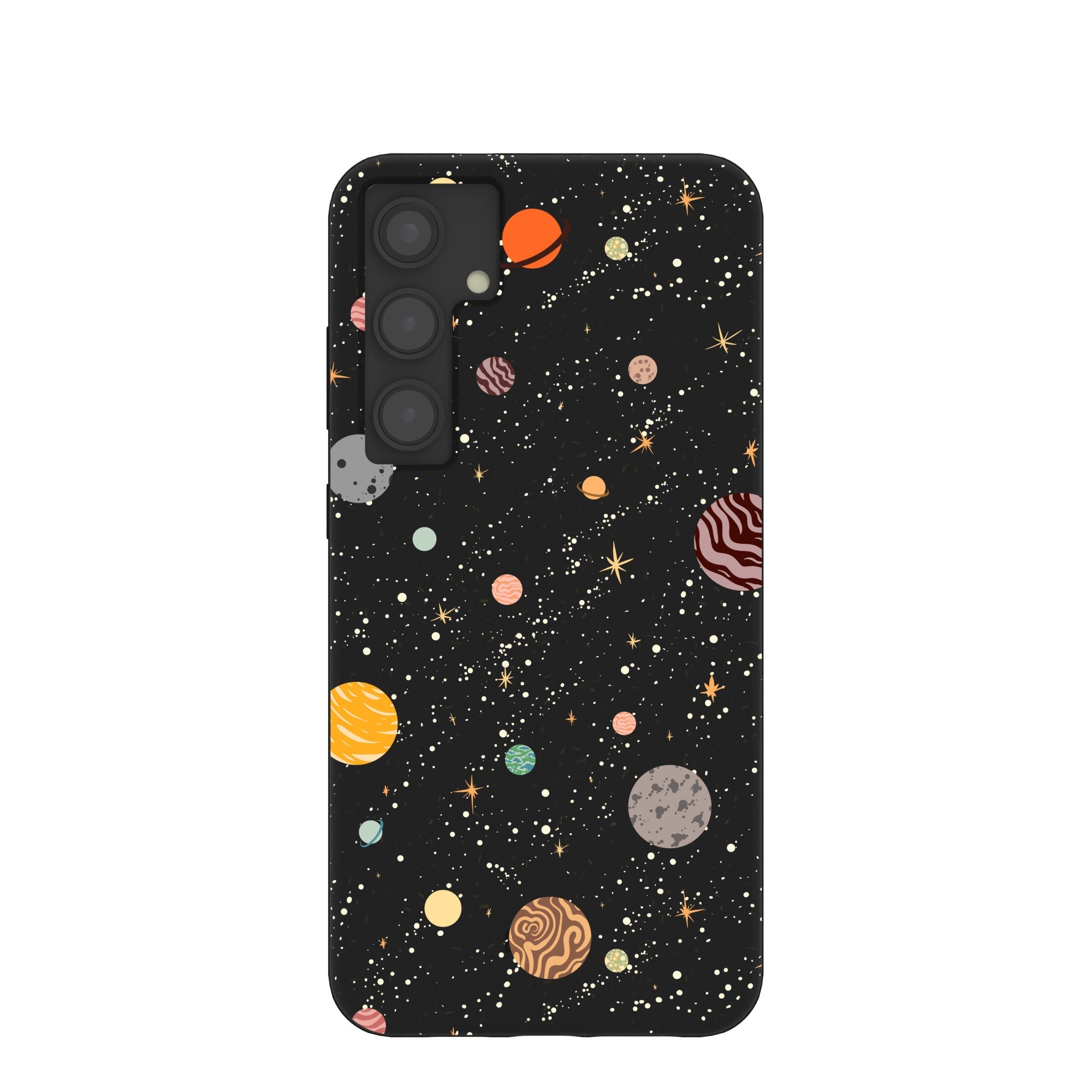 Black Galactic Glow Samsung Galaxy S24+(Plus) Case Refurbished - Pela Case refurbished available on Cerqular