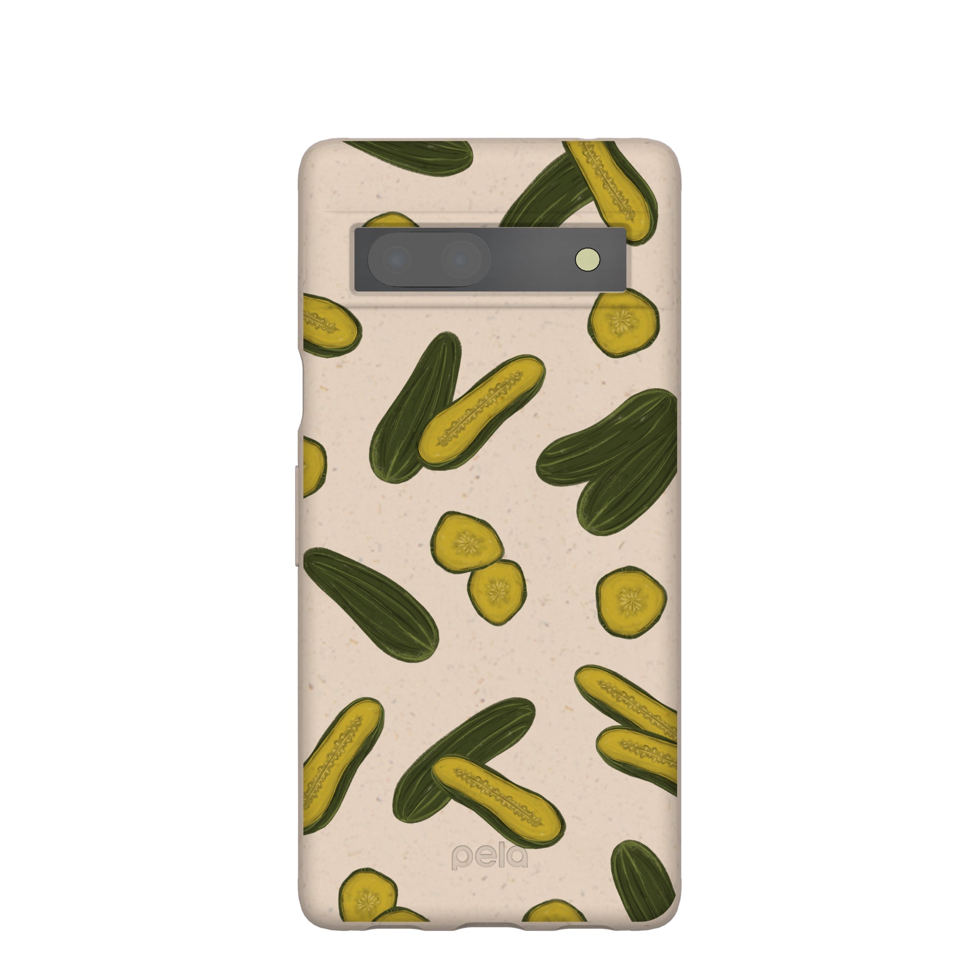 Seashell In a Pickle Google Pixel 7a Case Refurbished - Pela Case refurbished available on Cerqular