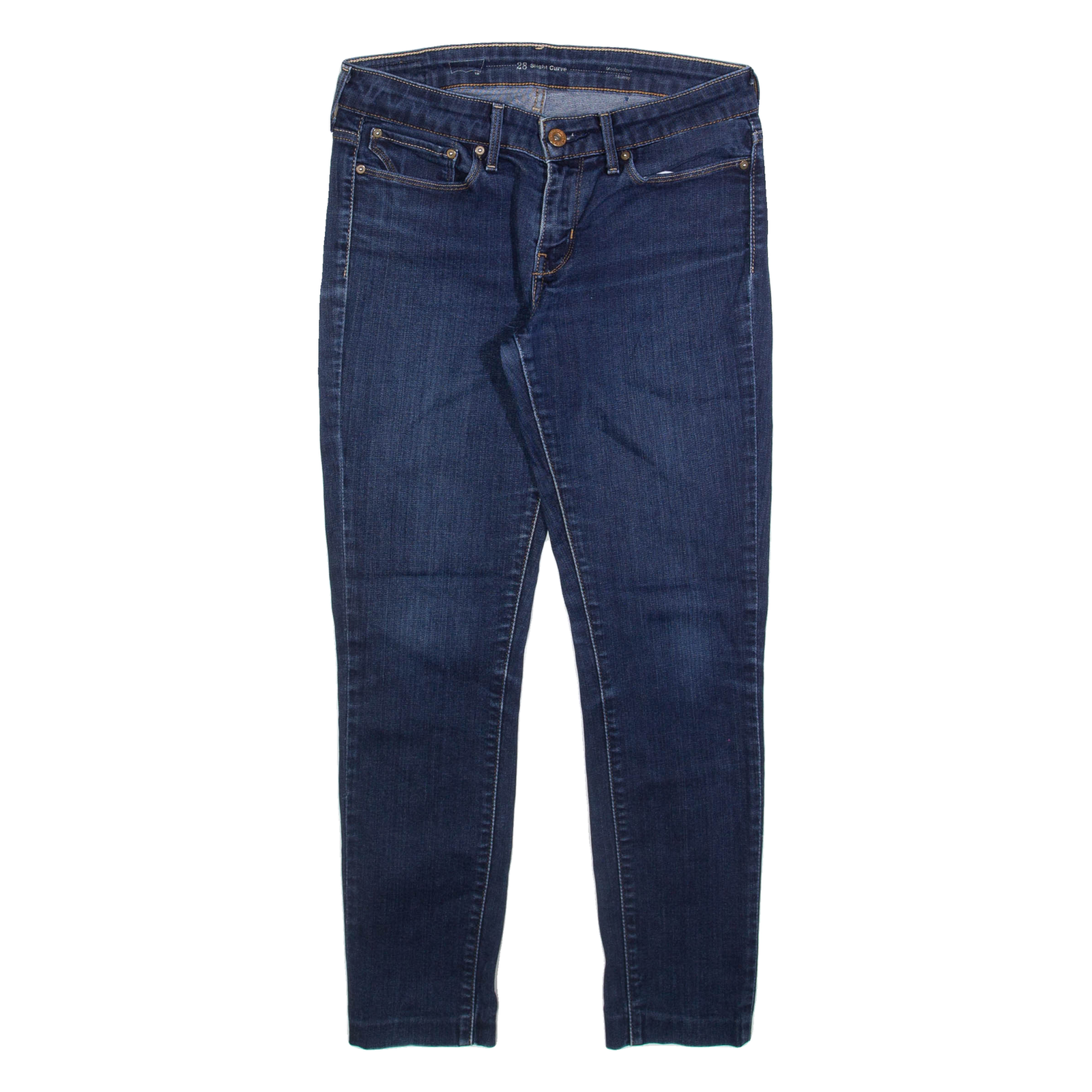 LEVI'S Womens Jeans Blue Slim Skinny W28 L26 Refurbished - N/A refurbished available on Cerqular