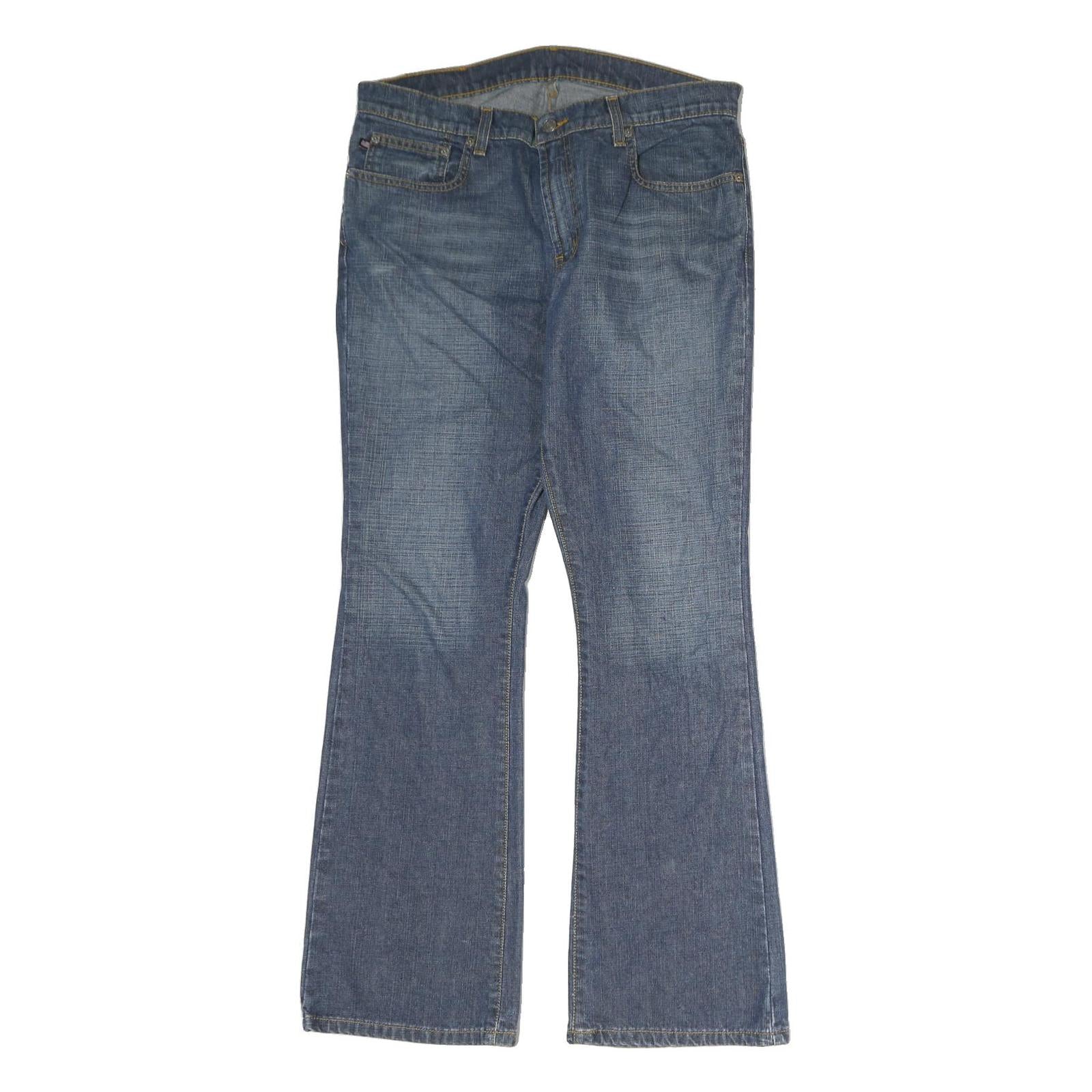 RALPH LAUREN POLO JEANS COMPANY Mens Jeans Blue Regular Flared Denim Medium W34 Refurbished - N/A refurbished available on Cerqular