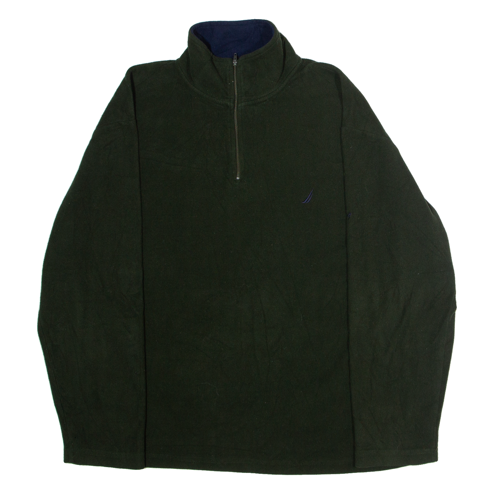 NAUTICA Mens Fleece Green 1/4 Zip M Refurbished - N/A refurbished available on Cerqular