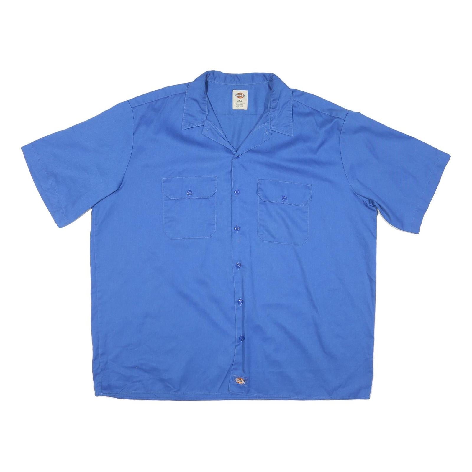 Buy DICKIES Mens Blue Cotton Blend Work Shirt 2XL Button Pocket Short Sleeve Refurbished - $29.89 DICKIES Mens Blue Cotton Blend Work Shirt 2XL Button Pocket Short Sleeve Refurbished - N/A refurbished available on Cerqular
