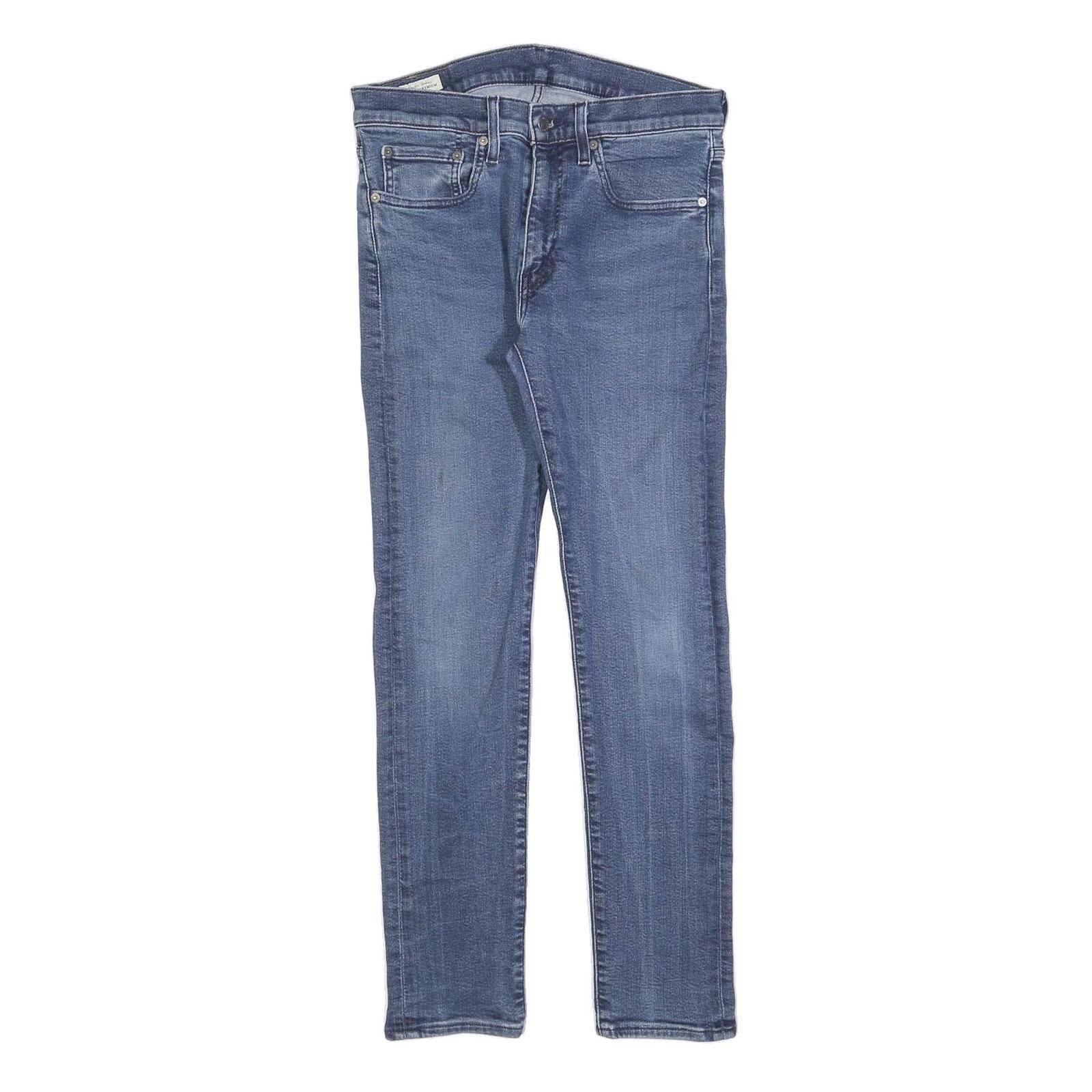 LEVI'S 519 BIG E Mens Jeans Blue Slim Skinny Denim Medium W31 L30 Zip Refurbished - N/A refurbished available on Cerqular