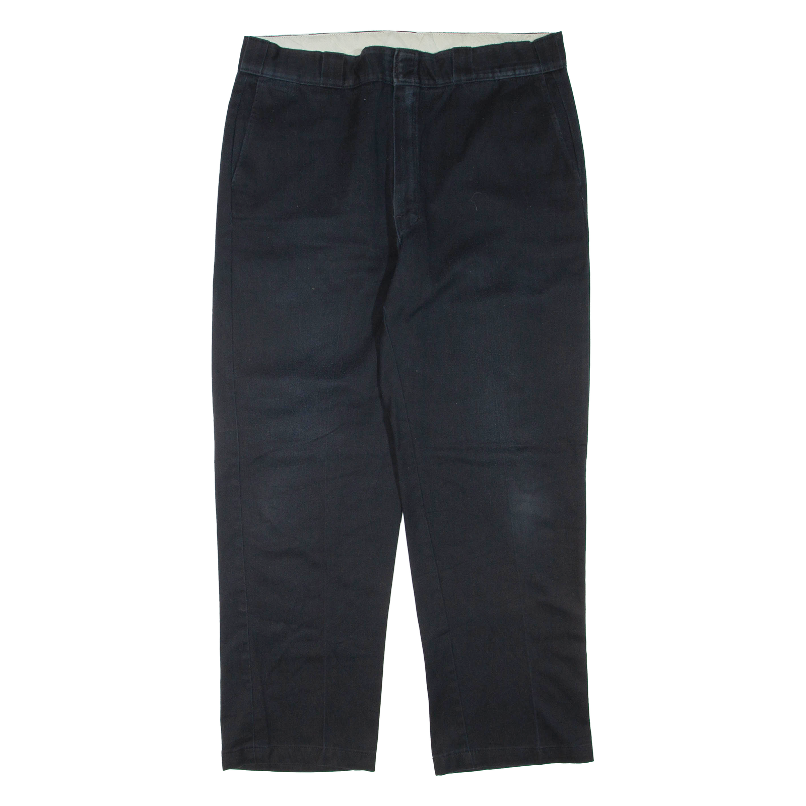 DICKIES Mens Trousers Black Regular Straight W38 L30 Refurbished - N/A refurbished available on Cerqular