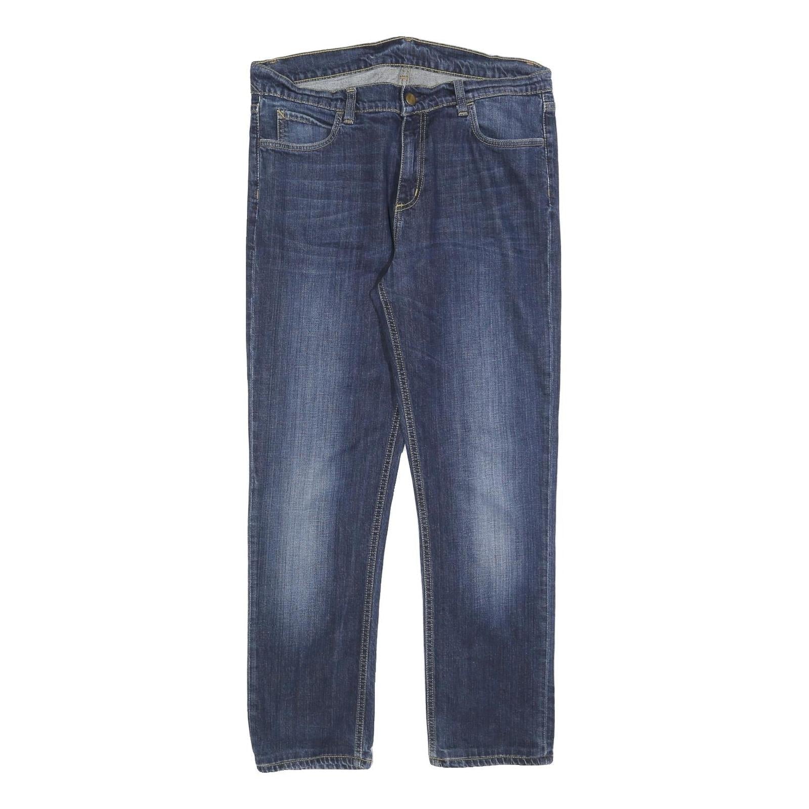 CARHARTT Mens Jeans Blue Slim Slim Denim Medium W33 L27 Classic Fit Zip Closure Refurbished - N/A refurbished available on Cerqular