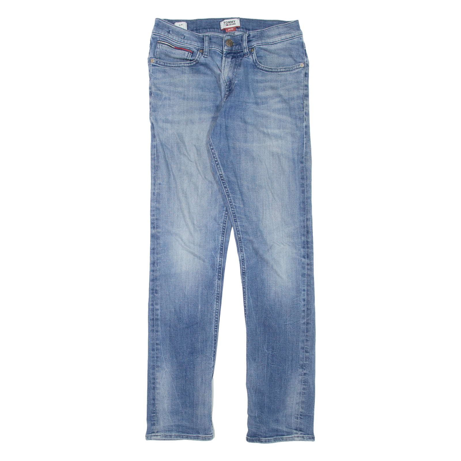 TOMMY HILFIGER Scranton Mens Jeans Blue Slim Straight Stone Wash W29 L32 Refurbished - N/A refurbished available on Cerqular