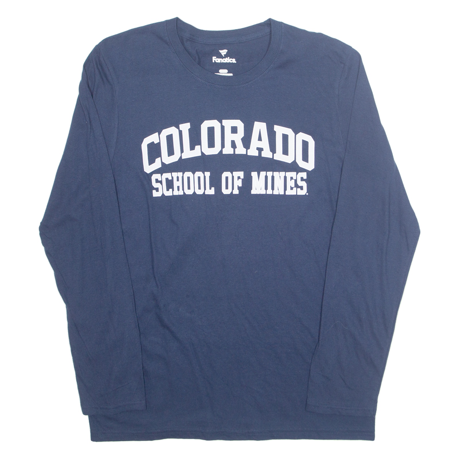 FANATICS Colorado School Of Mines Mens T-Shirt Blue Long Sleeve USA M Refurbished - N/A refurbished available on Cerqular