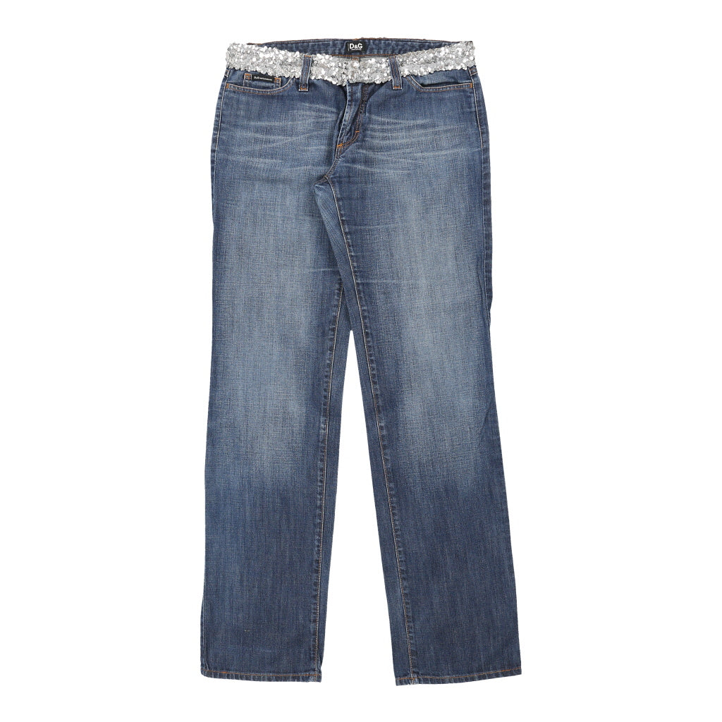 Dolce & Gabbana Jeans - 34W UK 12 Blue Cotton | Size: UK 12 Refurbished - N/A (Preloved Designer is not a specific brand, it refurbished available on Cerqular
