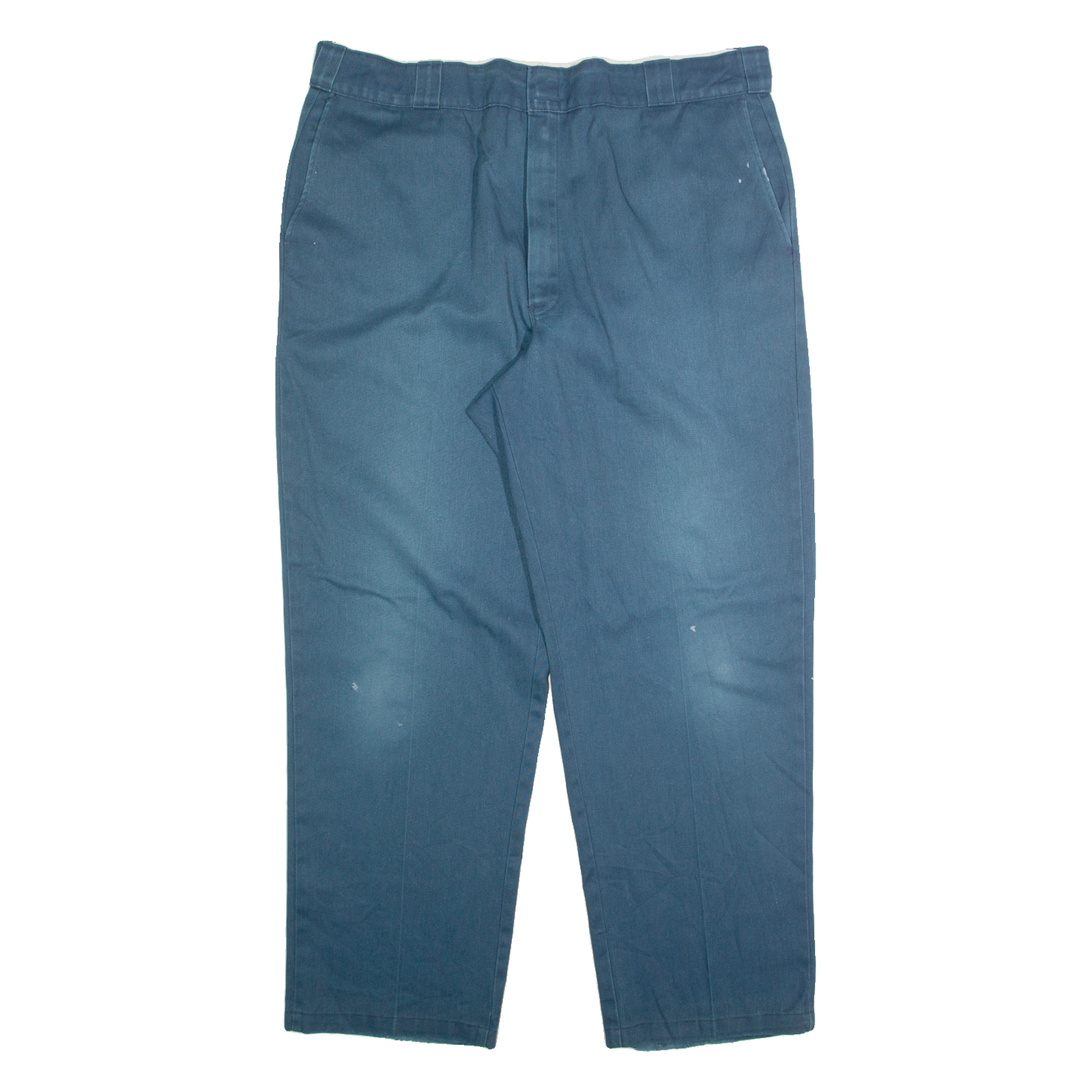 DICKIES Chino Mens Trousers Blue Regular Straight W38 L30 Refurbished - N/A refurbished available on Cerqular
