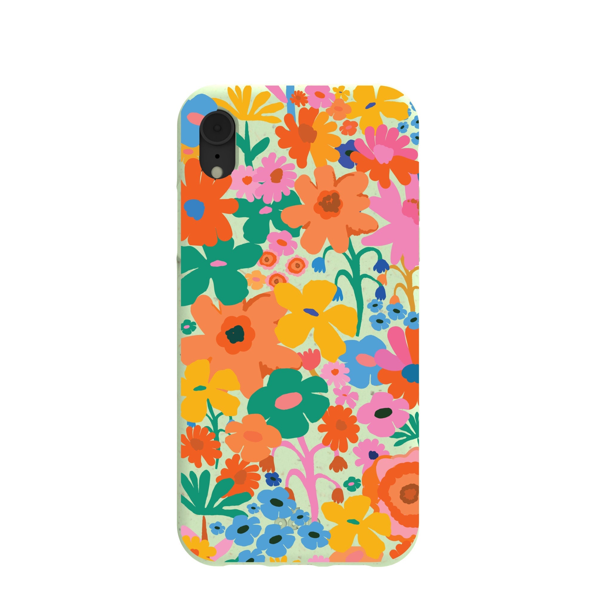 Sage Green Bright Spring iPhone XR Case Refurbished - Pela Case refurbished available on Cerqular