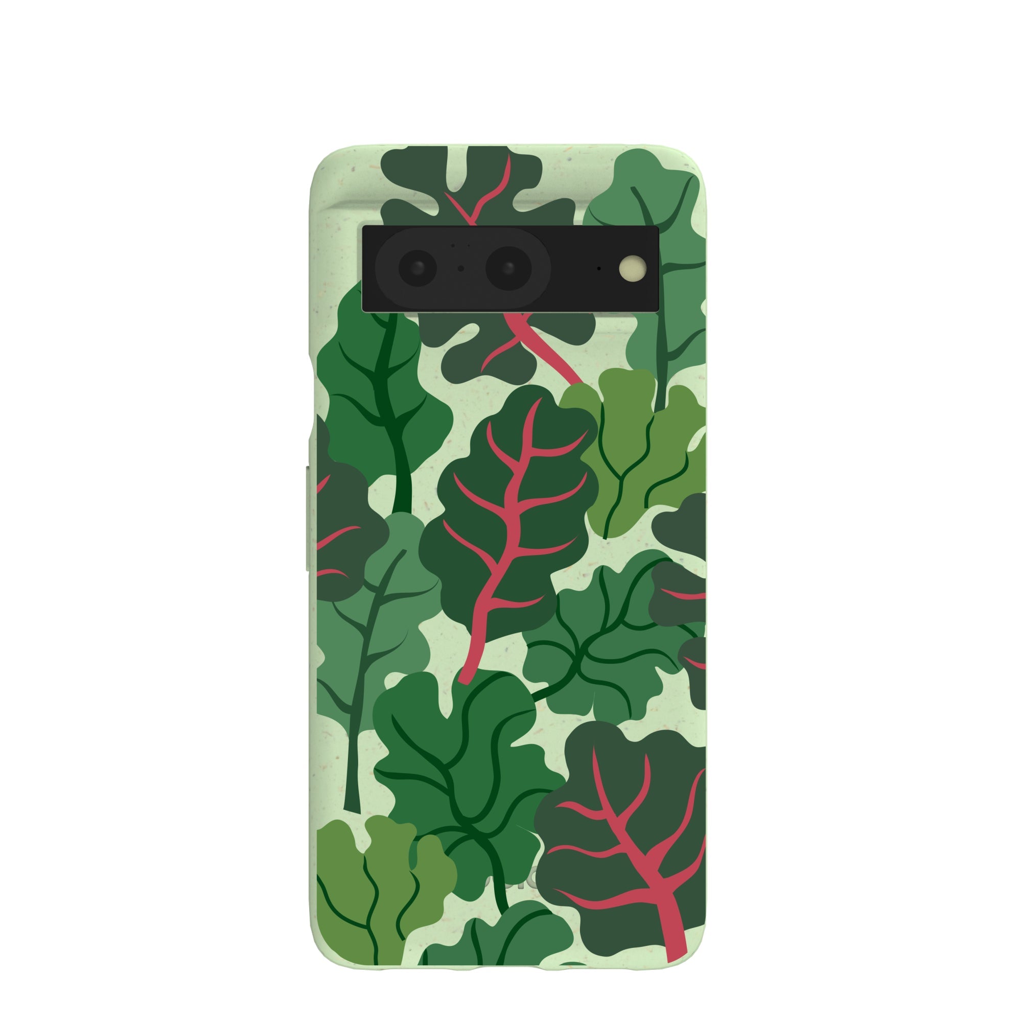 Sage Green Leafy Greens Google Pixel 8 Case Refurbished - Pela Case refurbished available on Cerqular