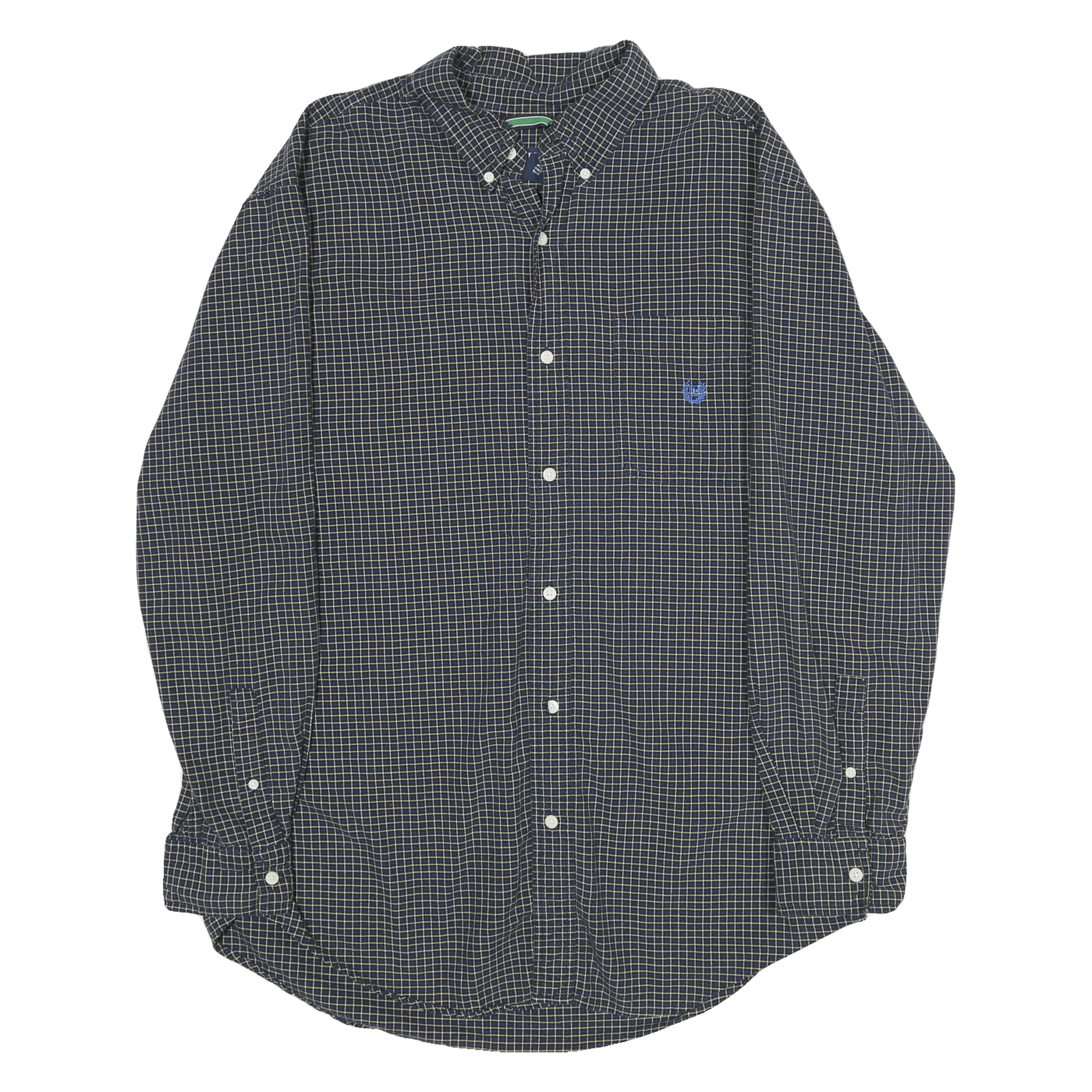 Buy CHAPS Mens Navy Blue & Cream Check Long Sleeve Shirt L Button-Down Collar Cotton Refurbished - $27.29 CHAPS Mens Navy Blue & Cream Check Long Sleeve Shirt L Button-Down Collar Cotton Refurbished - N/A refurbished available on Cerqular