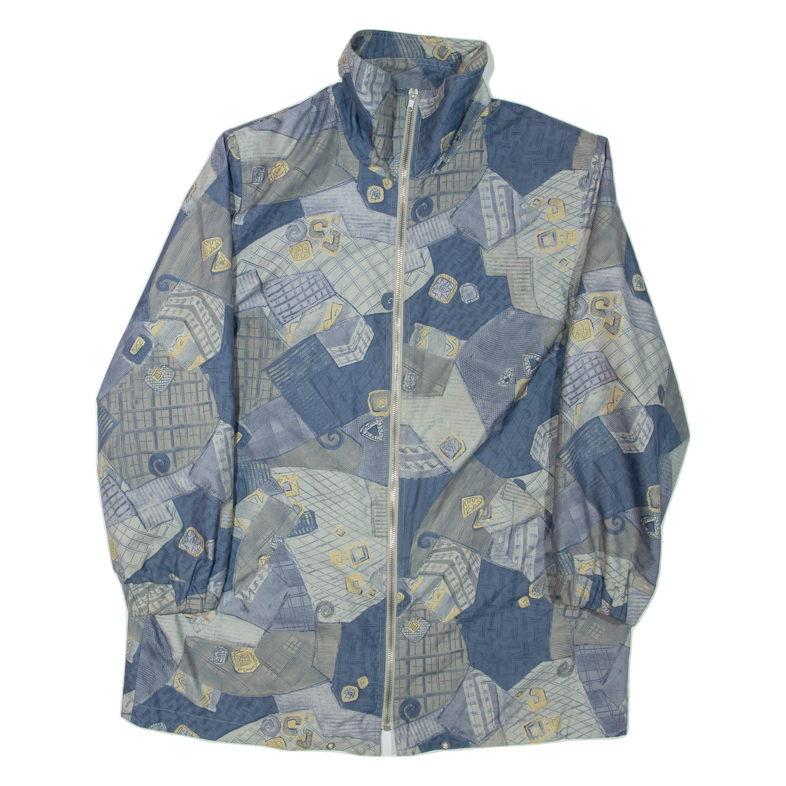 Womens Jacket Blue Crazy Pattern UK 20 Refurbished - N/A refurbished available on Cerqular