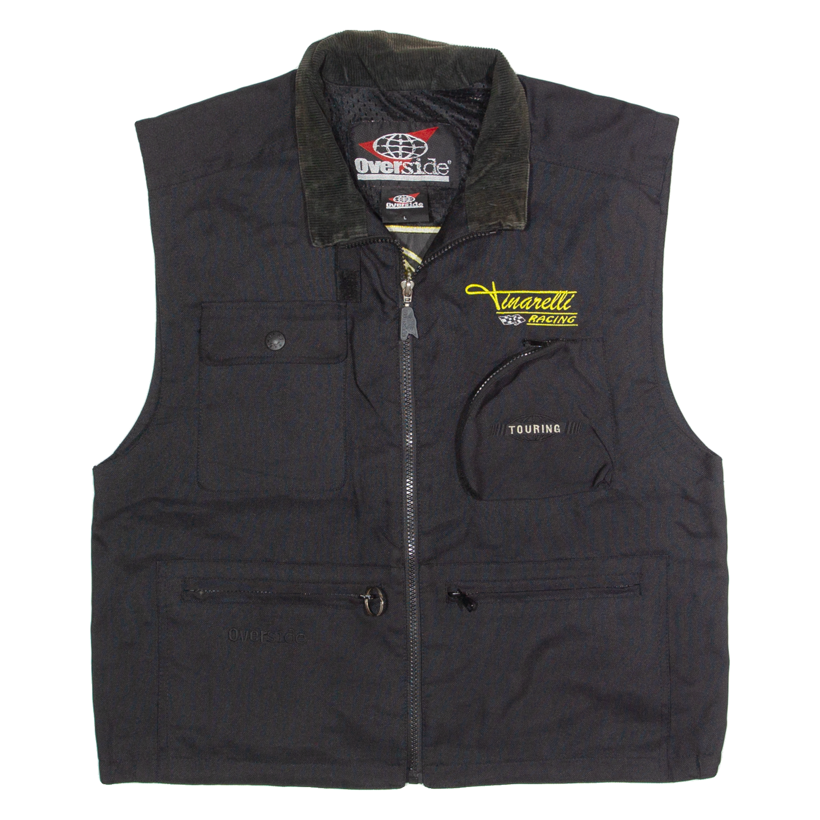 OVERSIDE Racing Utility Mens Biker Gilet Black L Refurbished - N/A refurbished available on Cerqular