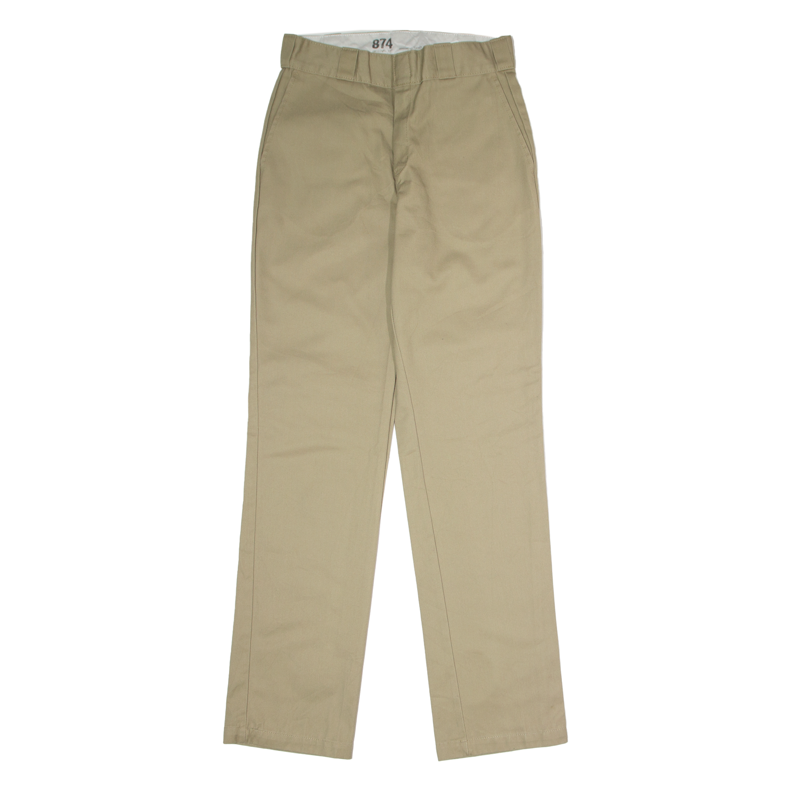 DICKIES 874 Workwear Womens Twill Trousers Beige Classic Straight W28 L32 Refurbished - N/A refurbished available on Cerqular