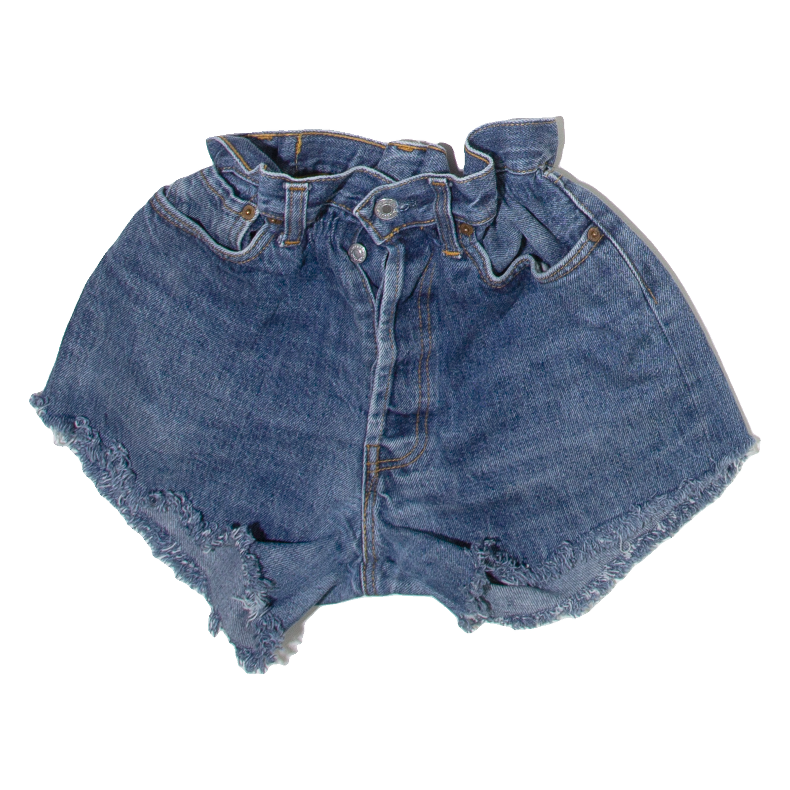 LEVI'S Altered Womens Denim Shorts Blue XXS W20 Refurbished - N/A refurbished available on Cerqular