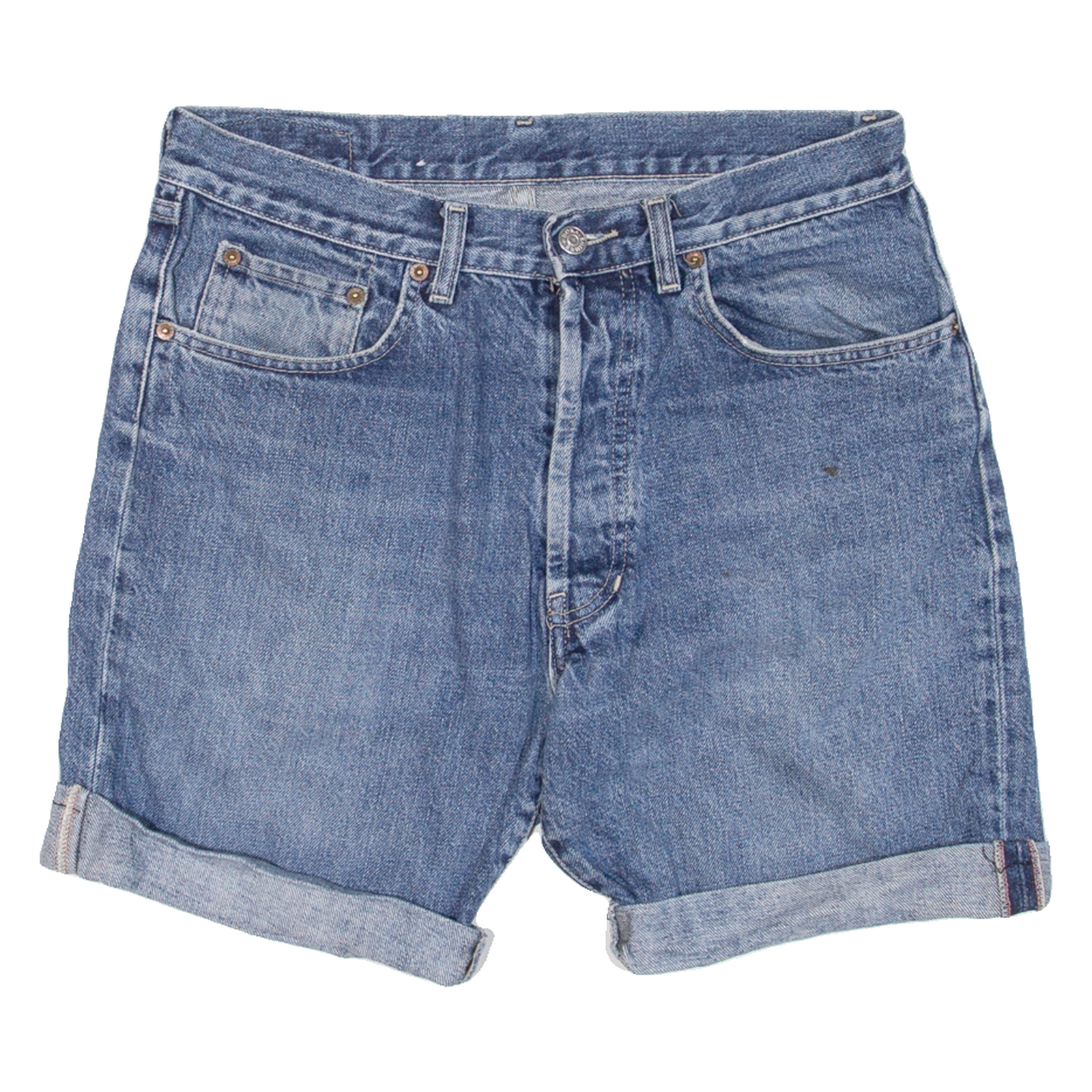 BONAVENTURE CO Womens Denim Shorts Blue M W32 Refurbished - N/A refurbished available on Cerqular