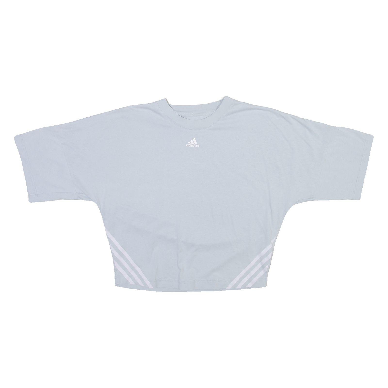 ADIDAS Womens T-Shirt Blue Crew Neck S Refurbished - N/A refurbished available on Cerqular