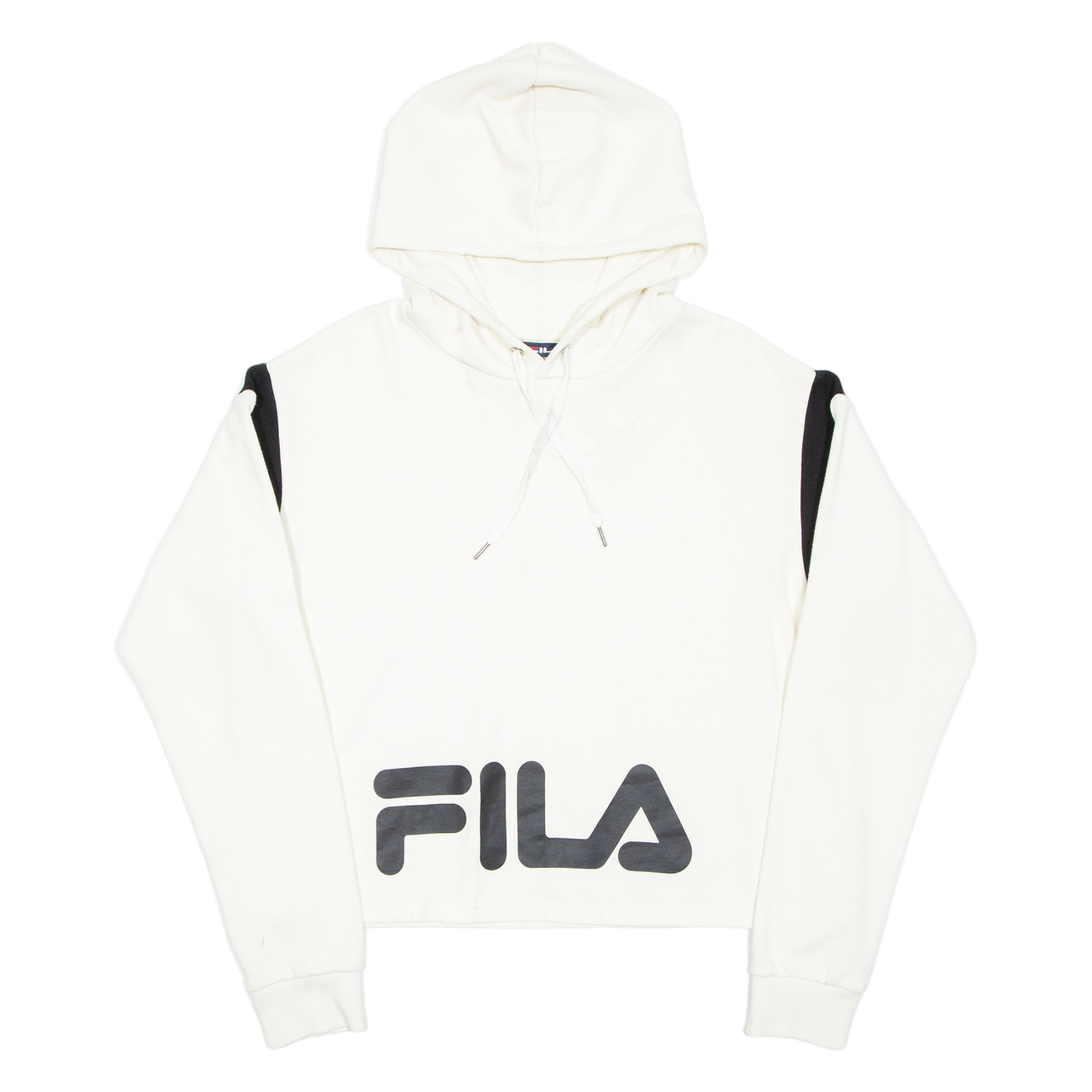 FILA Cropped Womens Beige Hoodie L Refurbished - N/A refurbished available on Cerqular