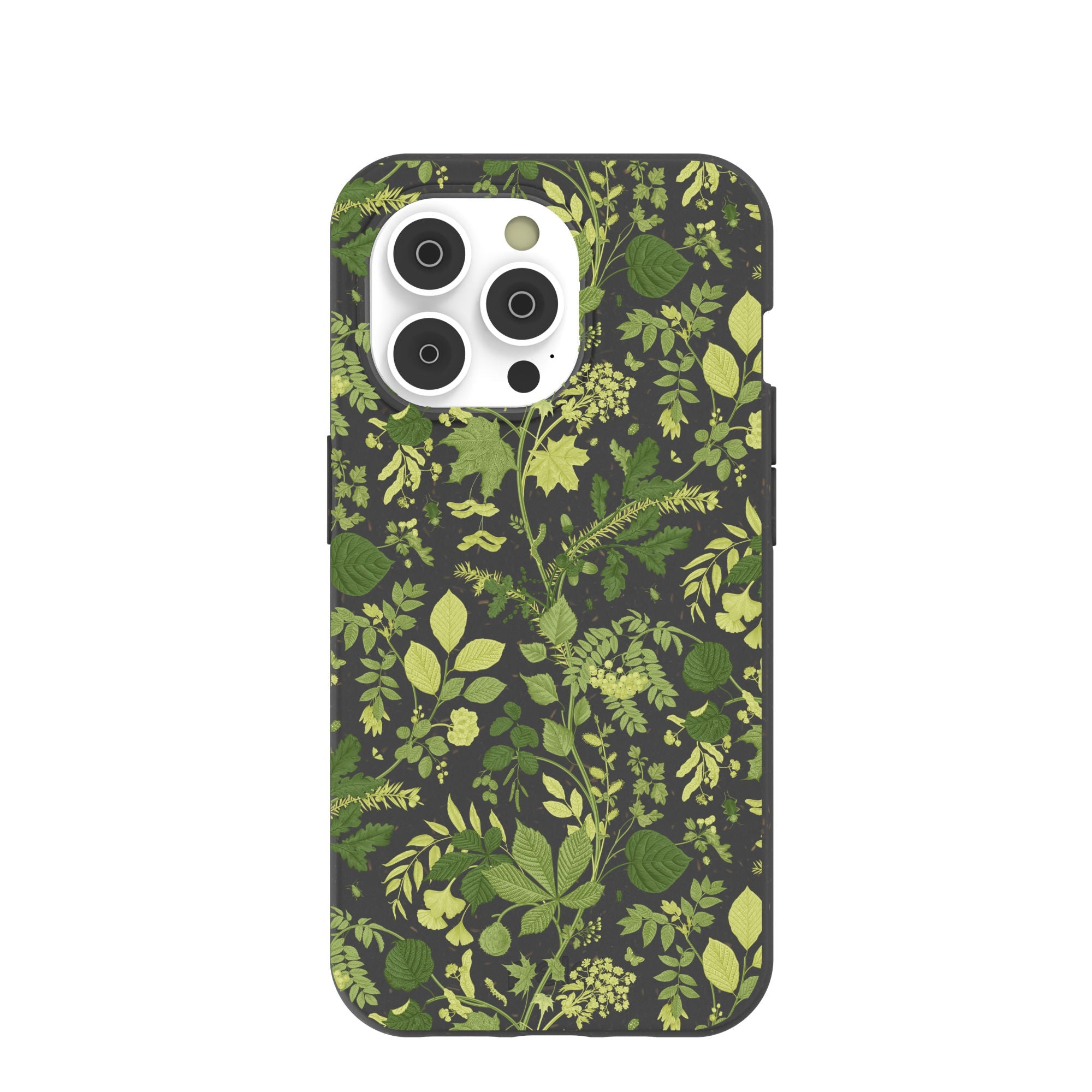 Black Evergreen iPhone 14 Pro Case Refurbished - Pela Case refurbished available on Cerqular