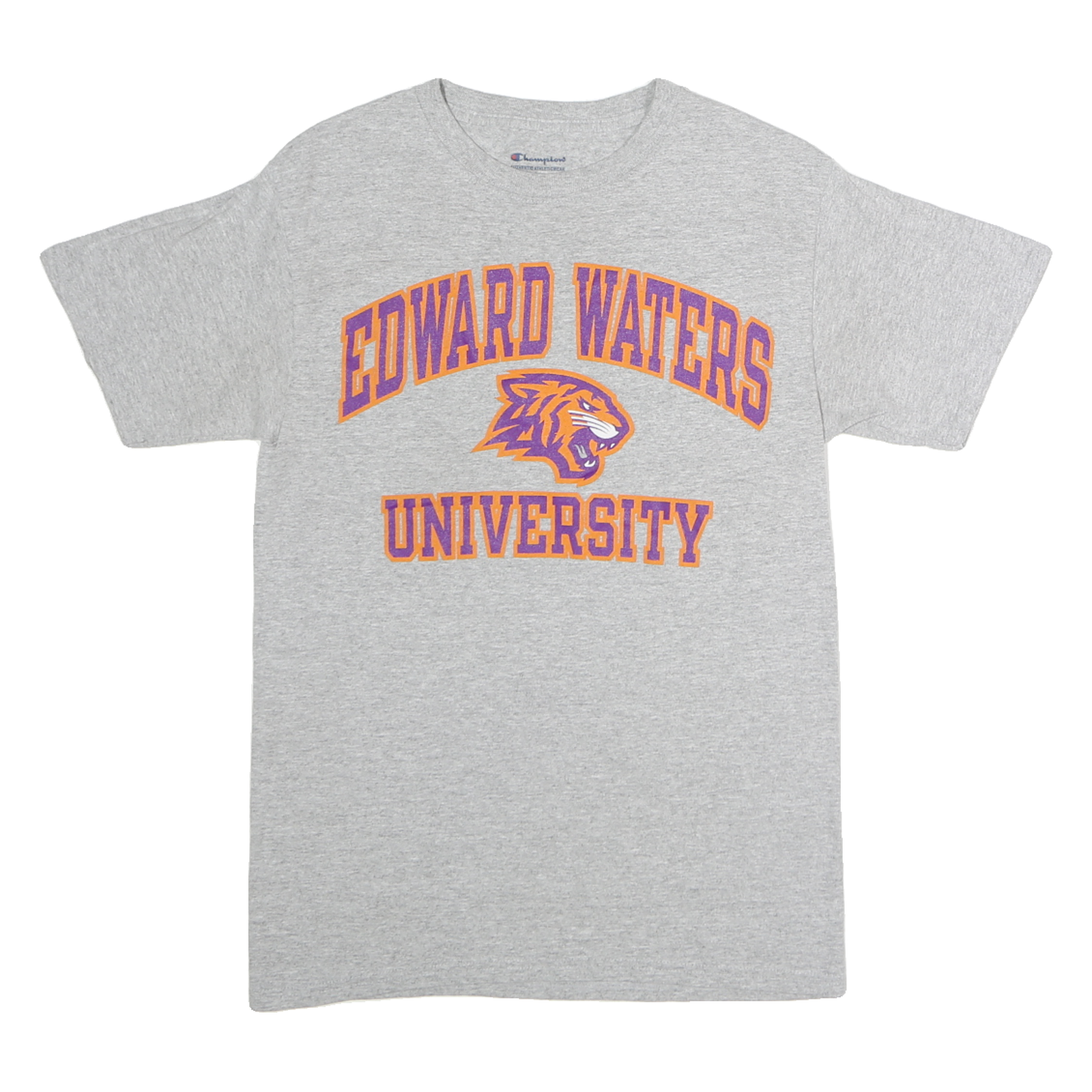 Buy CHAMPION Mens Grey Edward Waters University Graphic T-Shirt S Short Sleeve Crew Refurbished - $15.59 CHAMPION Mens Grey Edward Waters University Graphic T-Shirt S Short Sleeve Crew Refurbished - N/A refurbished available on Cerqular