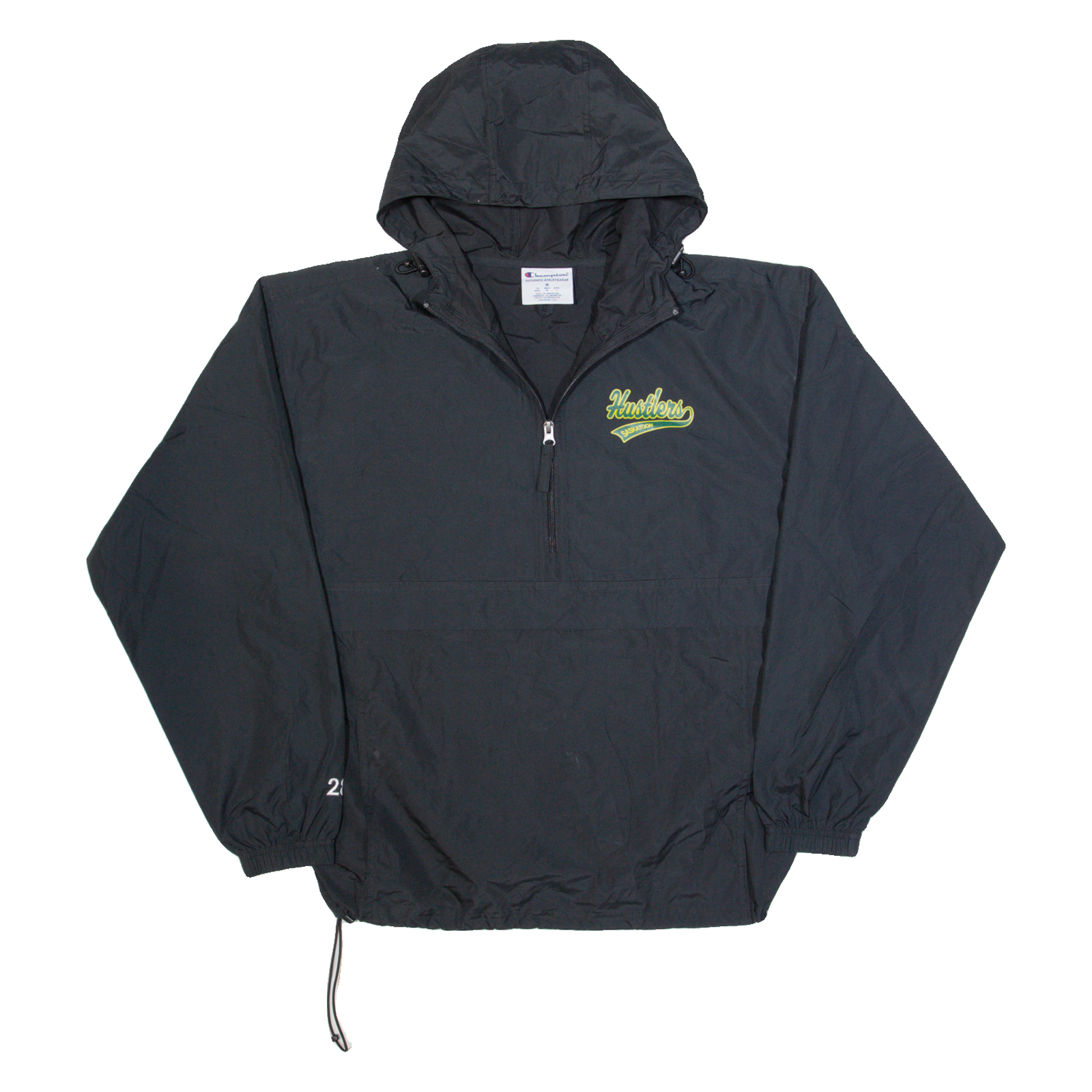 CHAMPION Saskatoon Hustlers Mens Anorak Jacket Black USA Hooded M Refurbished - N/A refurbished available on Cerqular