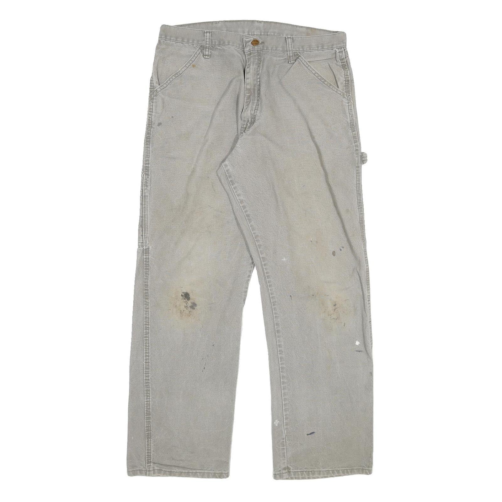 Buy CARHARTT Mens Cotton Blend Beige Regular Straight Trousers W32 L30 Workwear Refurbished - $49.39 CARHARTT Mens Cotton Blend Beige Regular Straight Trousers W32 L30 Workwear Refurbished - N/A refurbished available on Cerqular