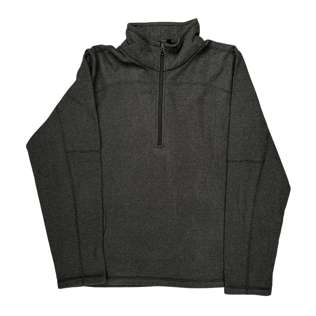 The North Face Fleece - Large Grey Polyester Refurbished - Thrifted (note: this is a term often used to describe second- refurbished available on Cerqular