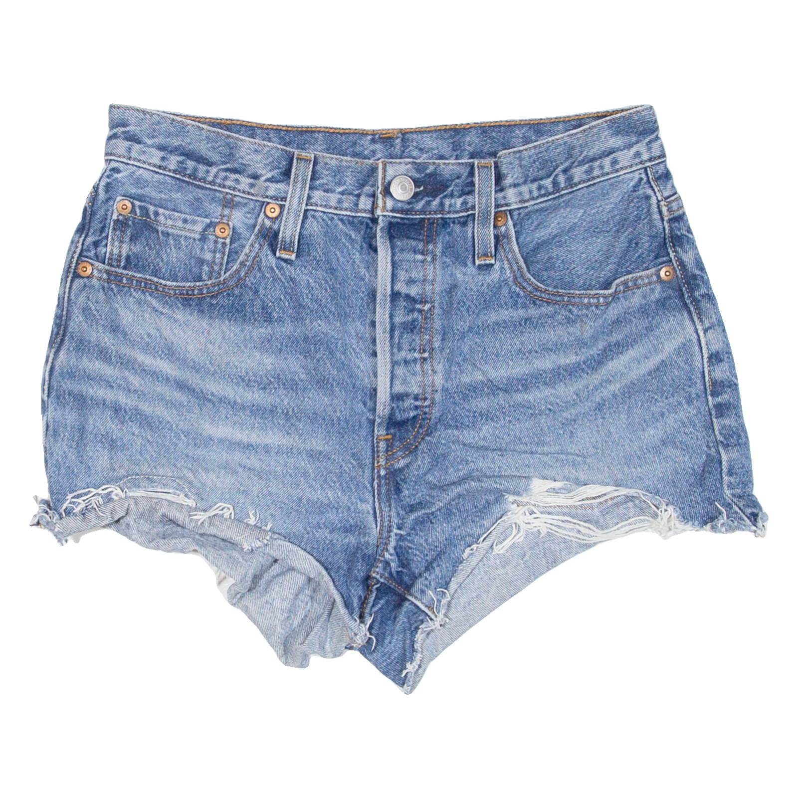 LEVI'S 501 Womens Denim Shorts Blue S W28 Refurbished - N/A refurbished available on Cerqular
