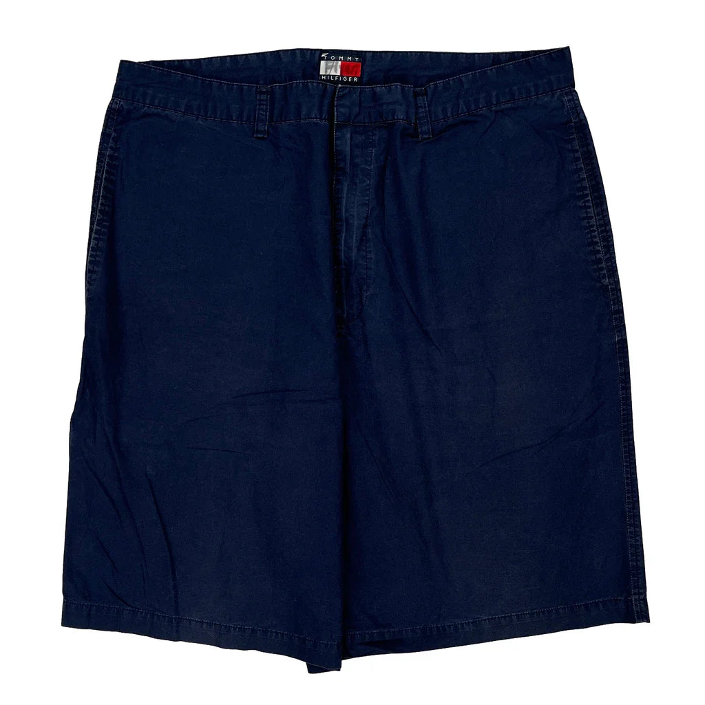 Buy Tommy Hilfiger Chino Shorts - 35W 10L Navy Cotton Refurbished - $22.10 Tommy Hilfiger Chino Shorts - 35W 10L Navy Cotton Refurbished - Thrifted (note: this is a term often used to describe second- refurbished available on Cerqular