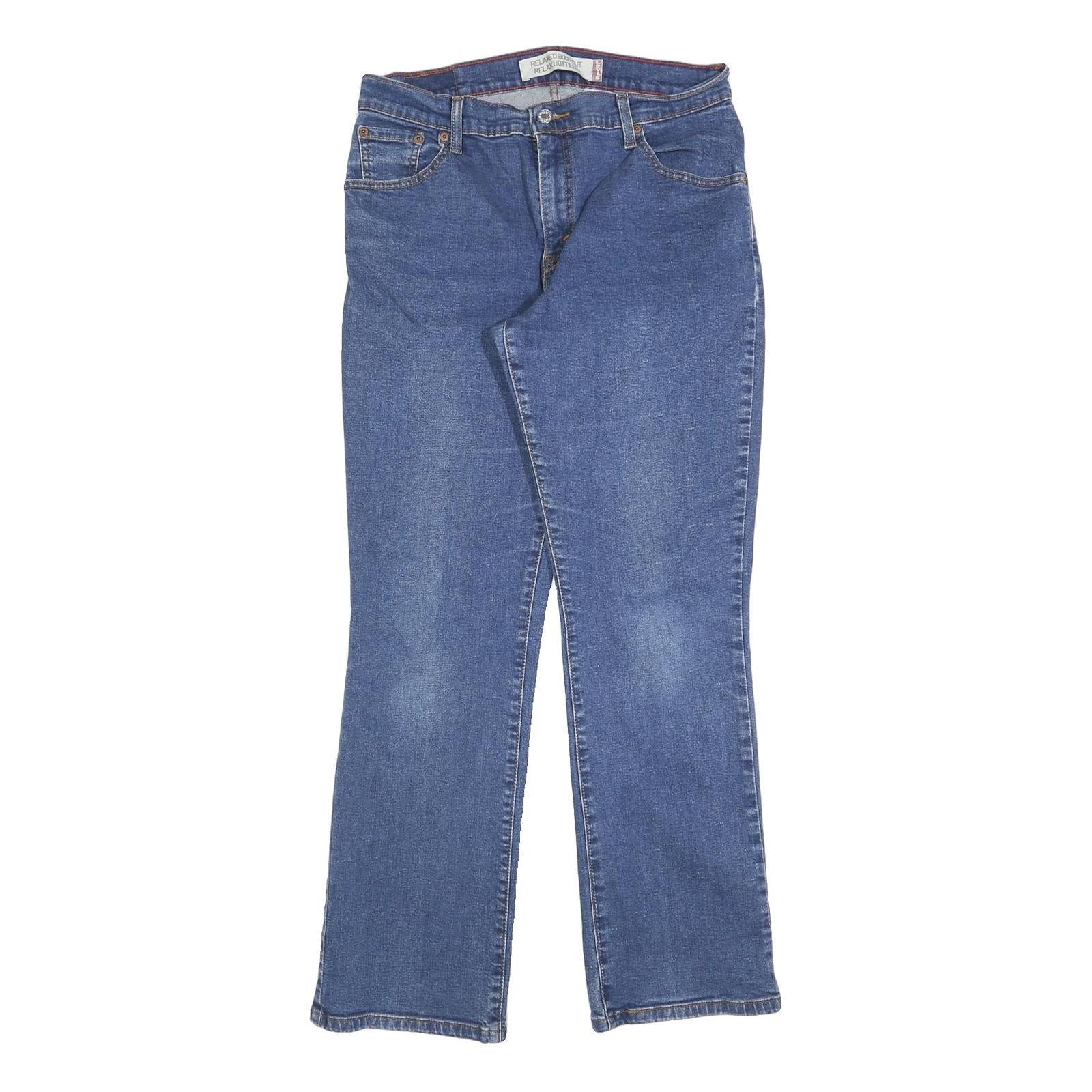 LEVI'S Womens Jeans Blue Relaxed Bootcut Denim Medium W32 L32 Classic Style Refurbished - N/A refurbished available on Cerqular