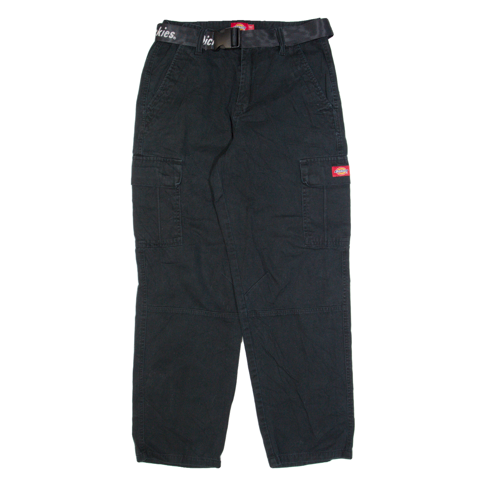 DICKIES Cargo Workwear Womens Trousers Black Regular Tapered W26 L27 Refurbished - N/A refurbished available on Cerqular