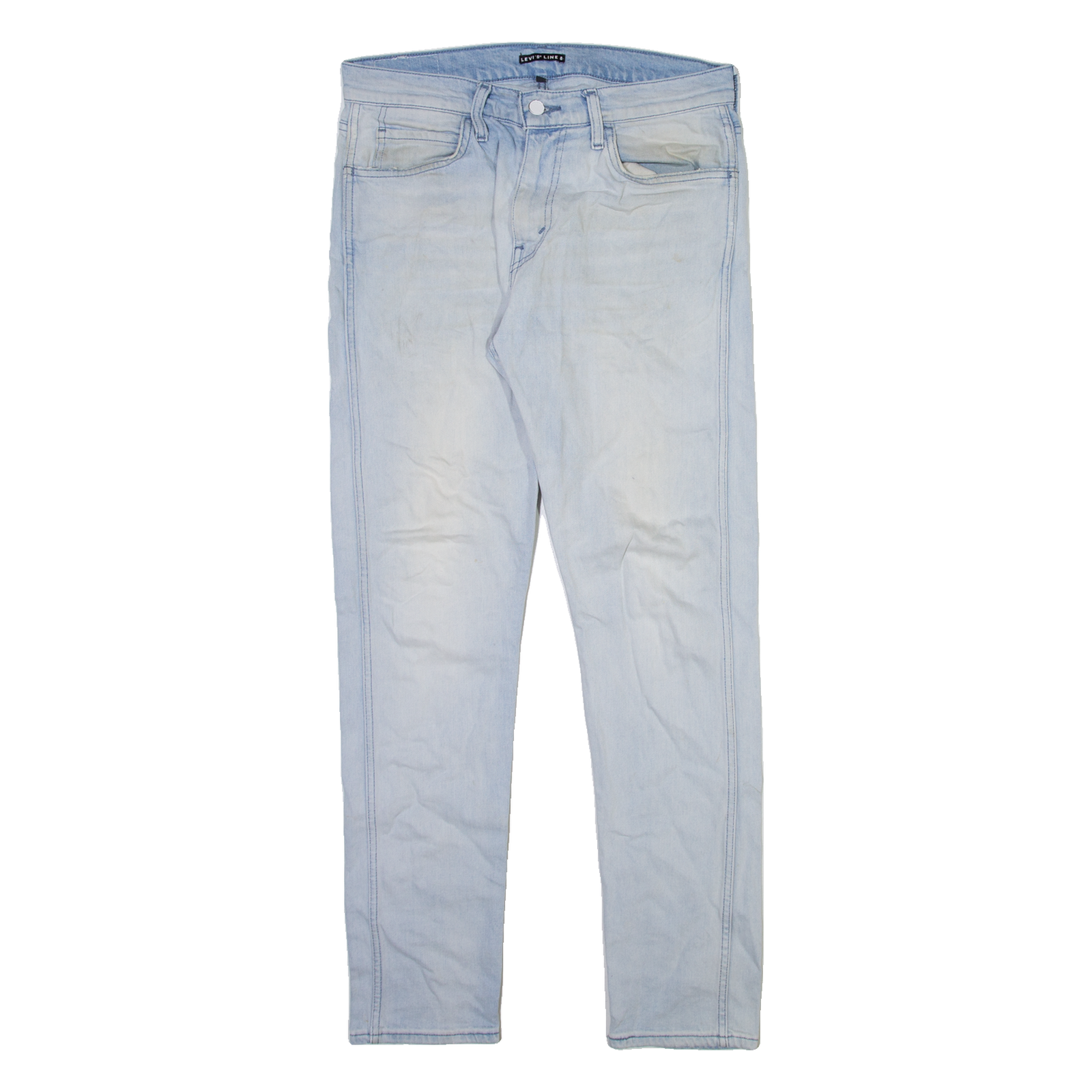 LEVI'S Line 8 Mens Jeans Blue Slim Straight W31 L32 Refurbished - N/A refurbished available on Cerqular