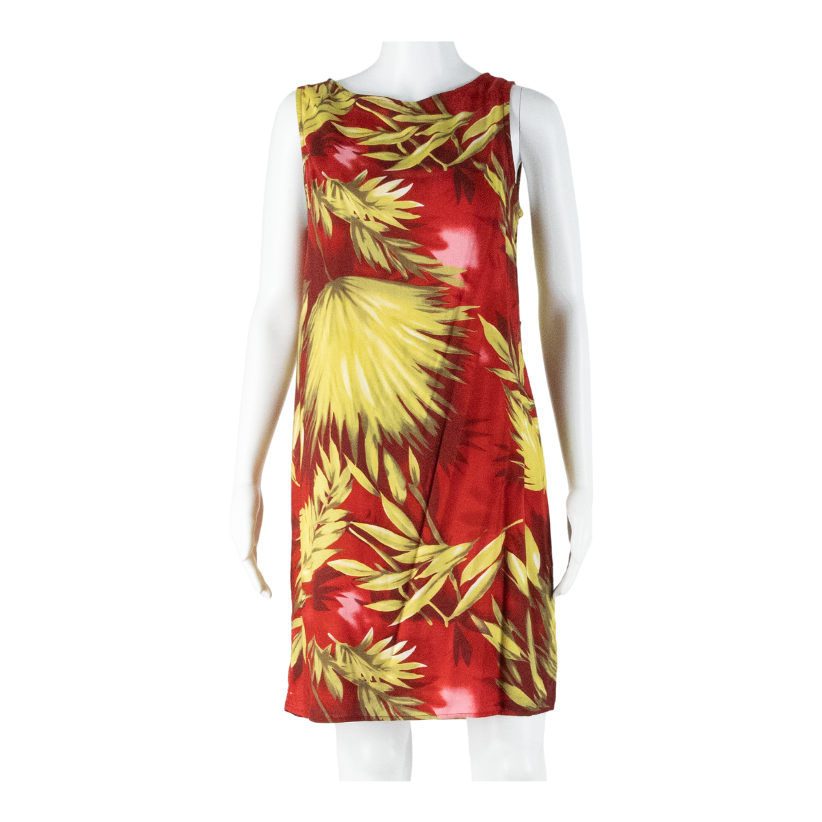 ALWAYS CAROLINE Womens Shift Dress Red Floral Sleeveless Knee Length S Refurbished - N/A refurbished available on Cerqular