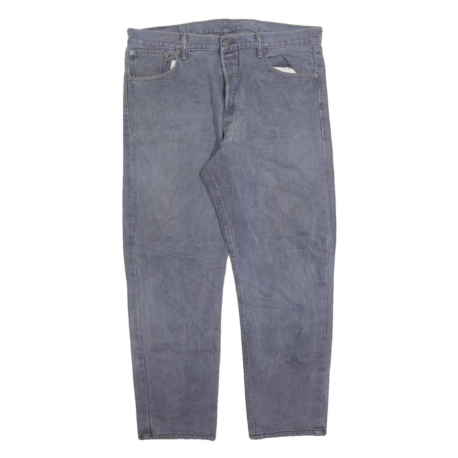 LEVI'S 501XX Mens Jeans Blue Regular Straight Denim Light W38 L30 Classic Button Refurbished - N/A refurbished available on Cerqular