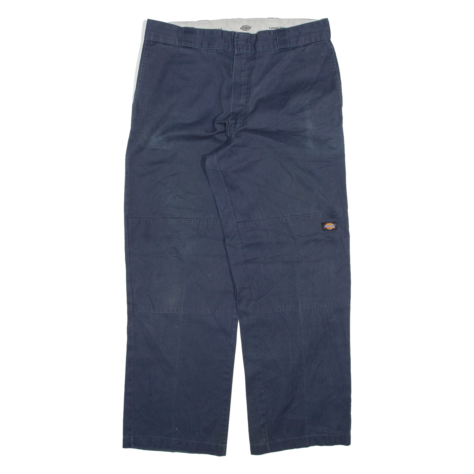 DICKIES Mens Trousers Blue Loose Straight W36 L31 Refurbished - N/A refurbished available on Cerqular