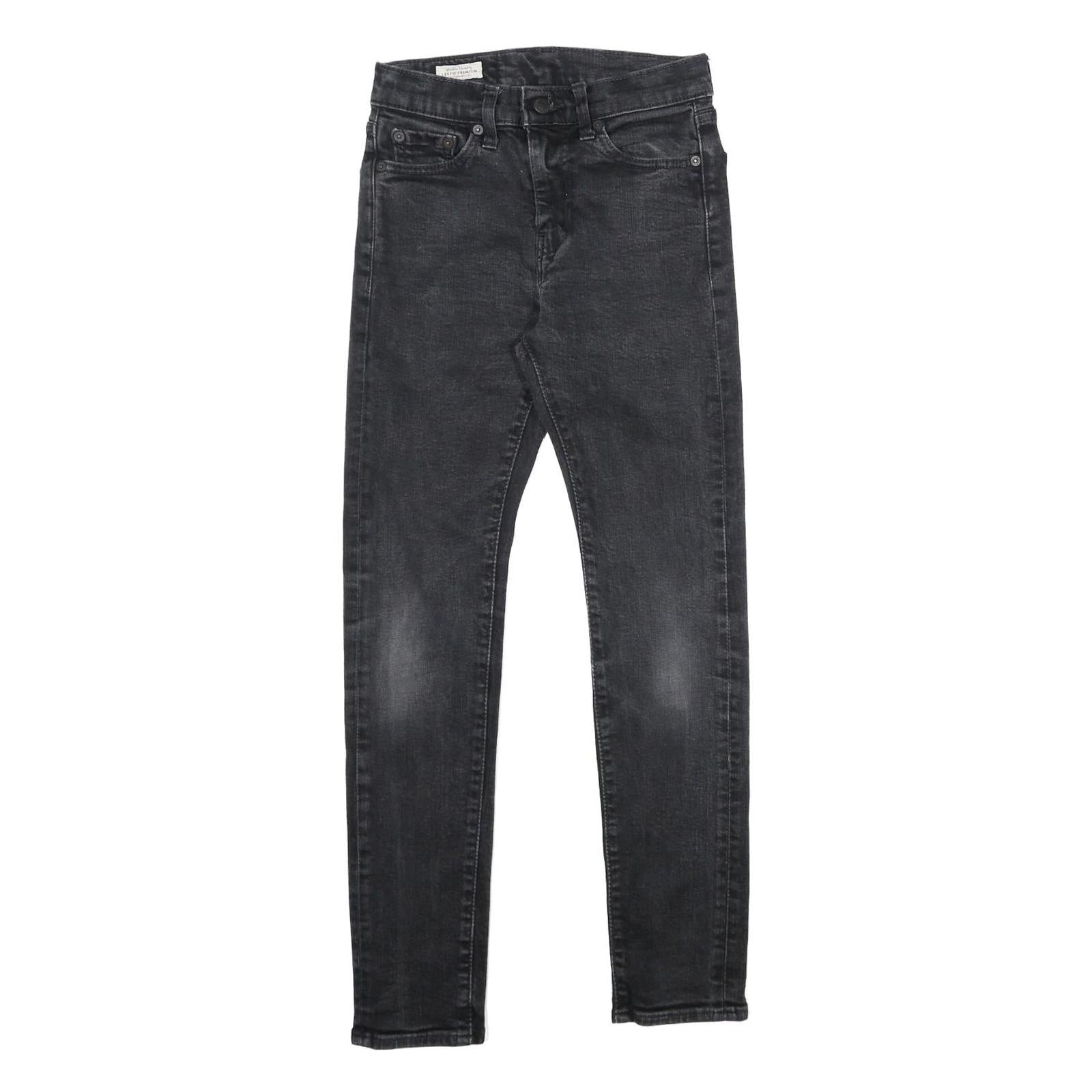 LEVI'S 510 BIG E Mens Jeans Black Slim Skinny Denim Dark W27 L30 Zip Refurbished - N/A refurbished available on Cerqular
