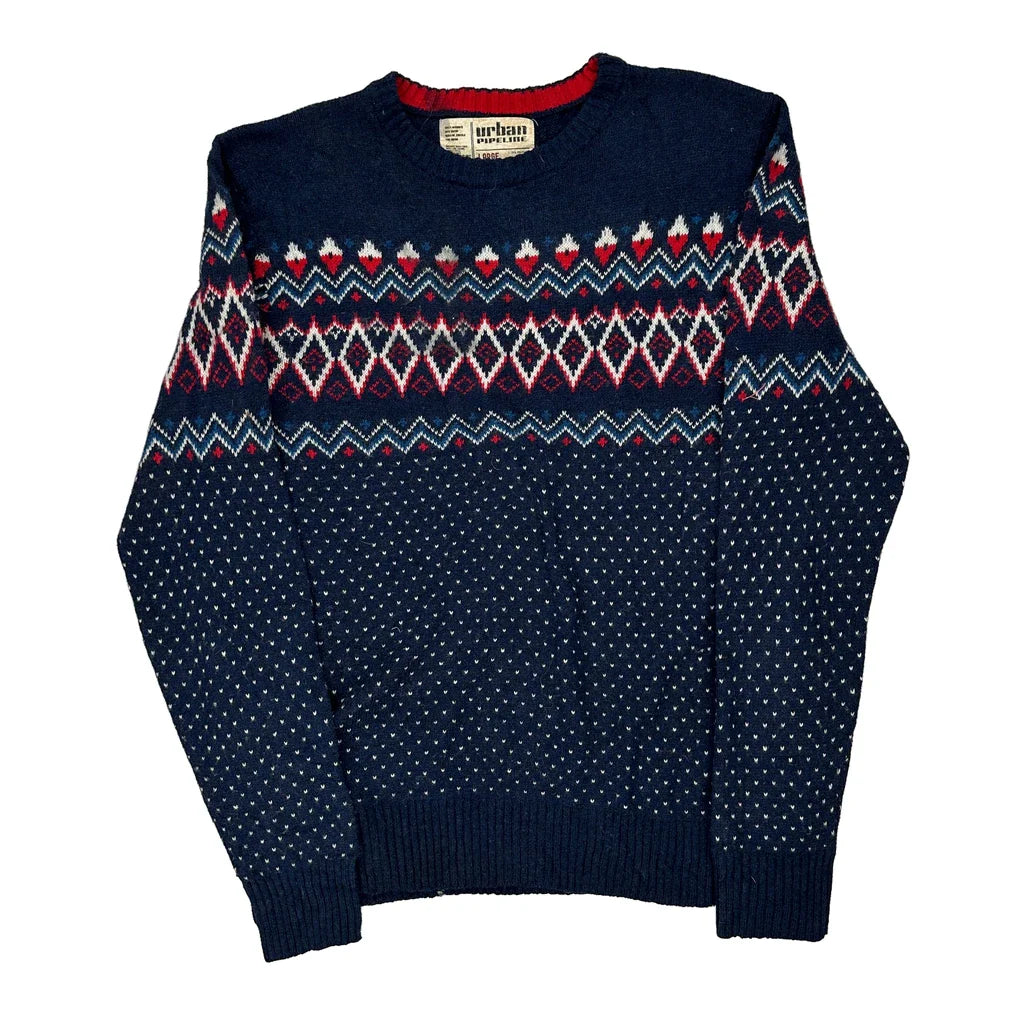 Buy Urban Pipeline Christmas Jumper - Large Navy Nylon Refurbished - $22.10 Urban Pipeline Christmas Jumper - Large Navy Nylon Refurbished - Thrifted (note: this is a term often used to describe second- refurbished available on Cerqular