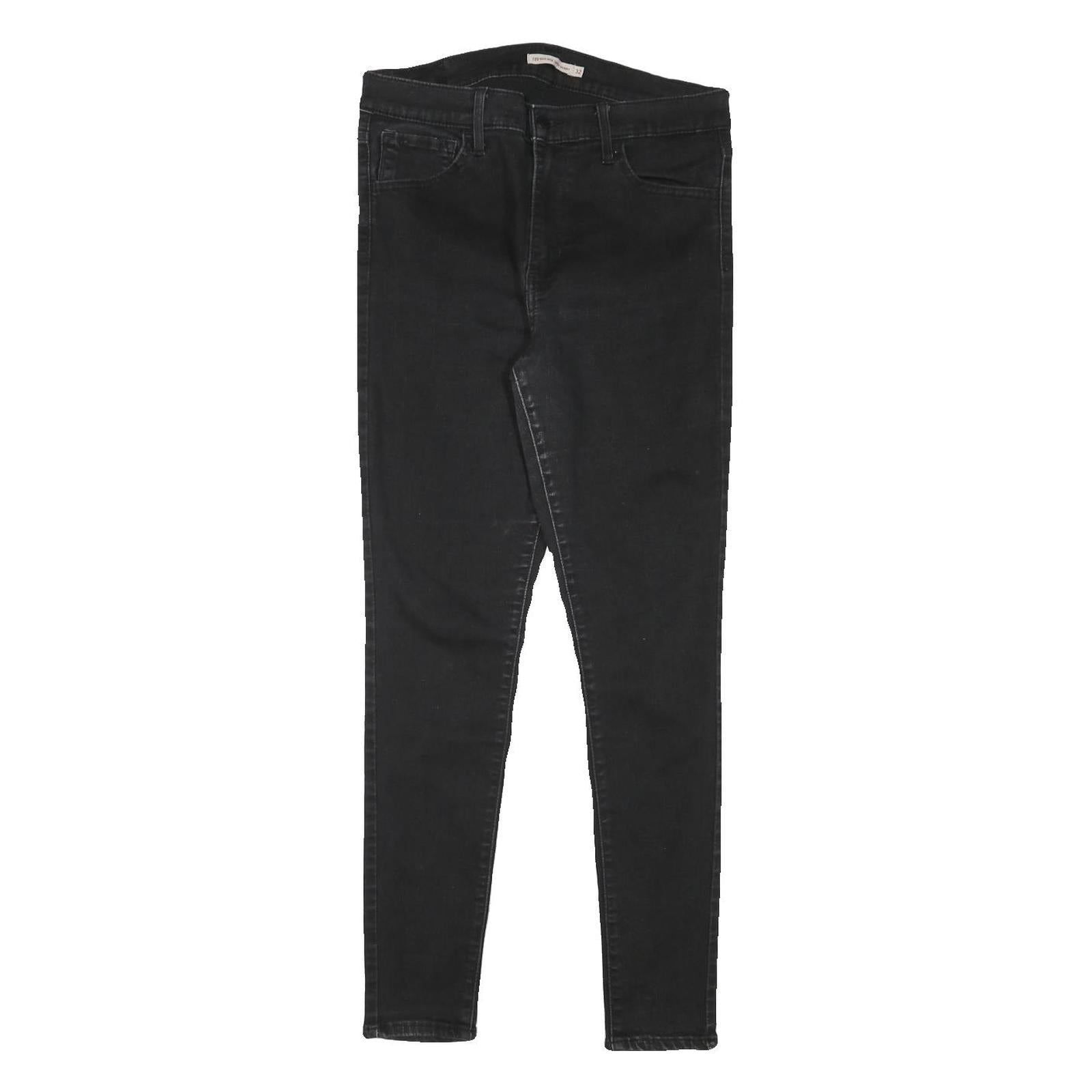 LEVI'S Womens Jeans Black Slim Skinny Denim W30 L28 Zip Cotton Blend Refurbished - N/A refurbished available on Cerqular